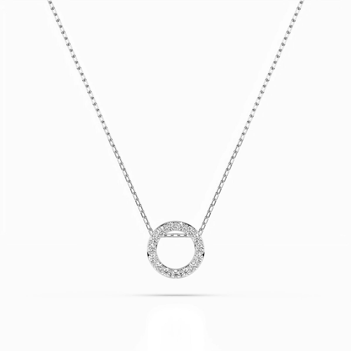Round Circle Diamond Pendant GT