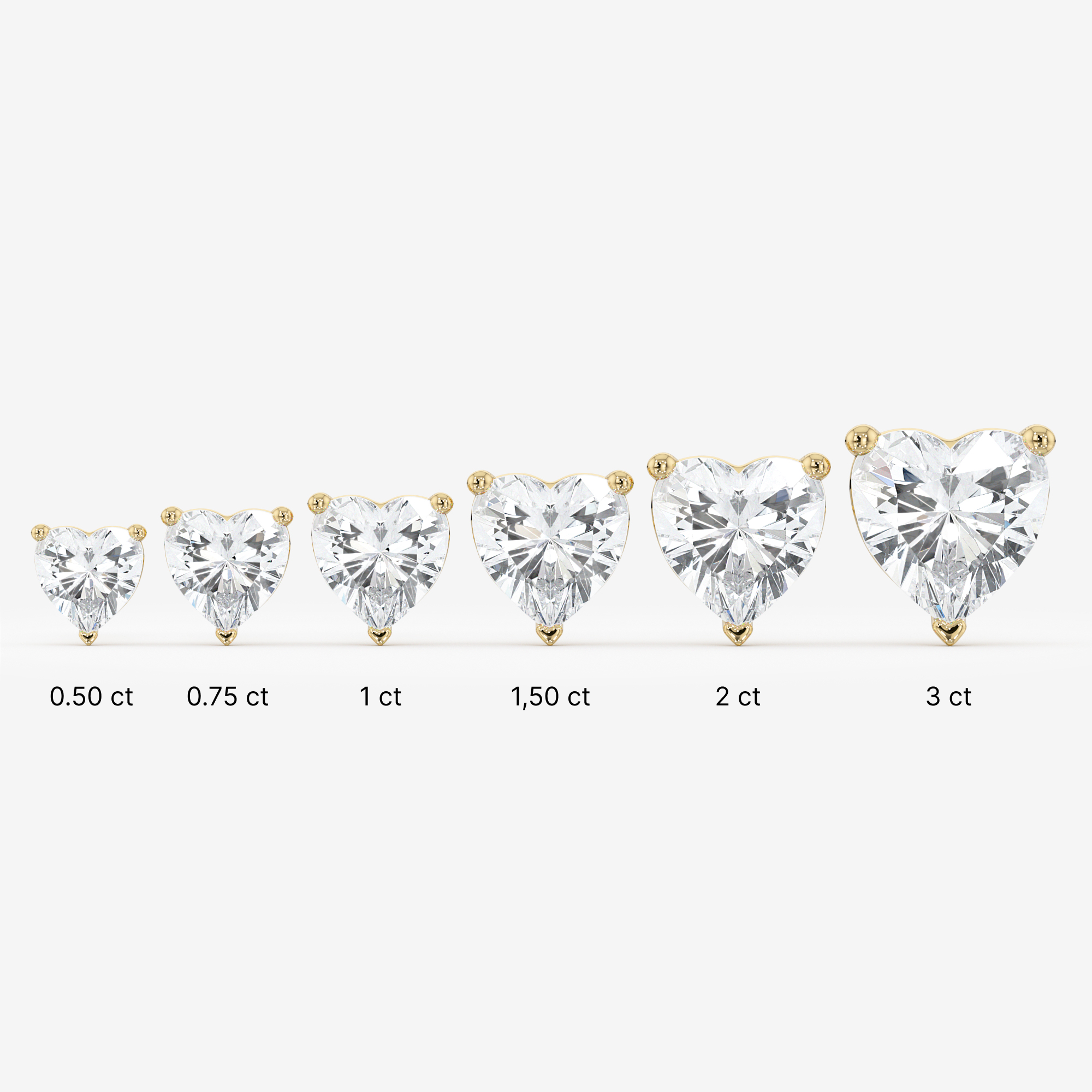 Solitaire Stud Earrings