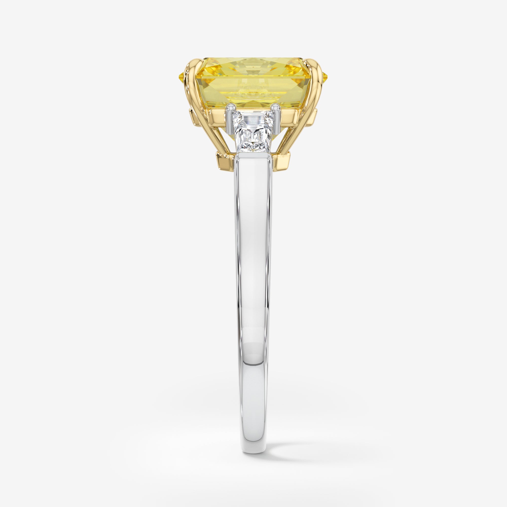 Honeyfire Radiant Yellow Diamond Ring(6.5 Сt. T.W.)