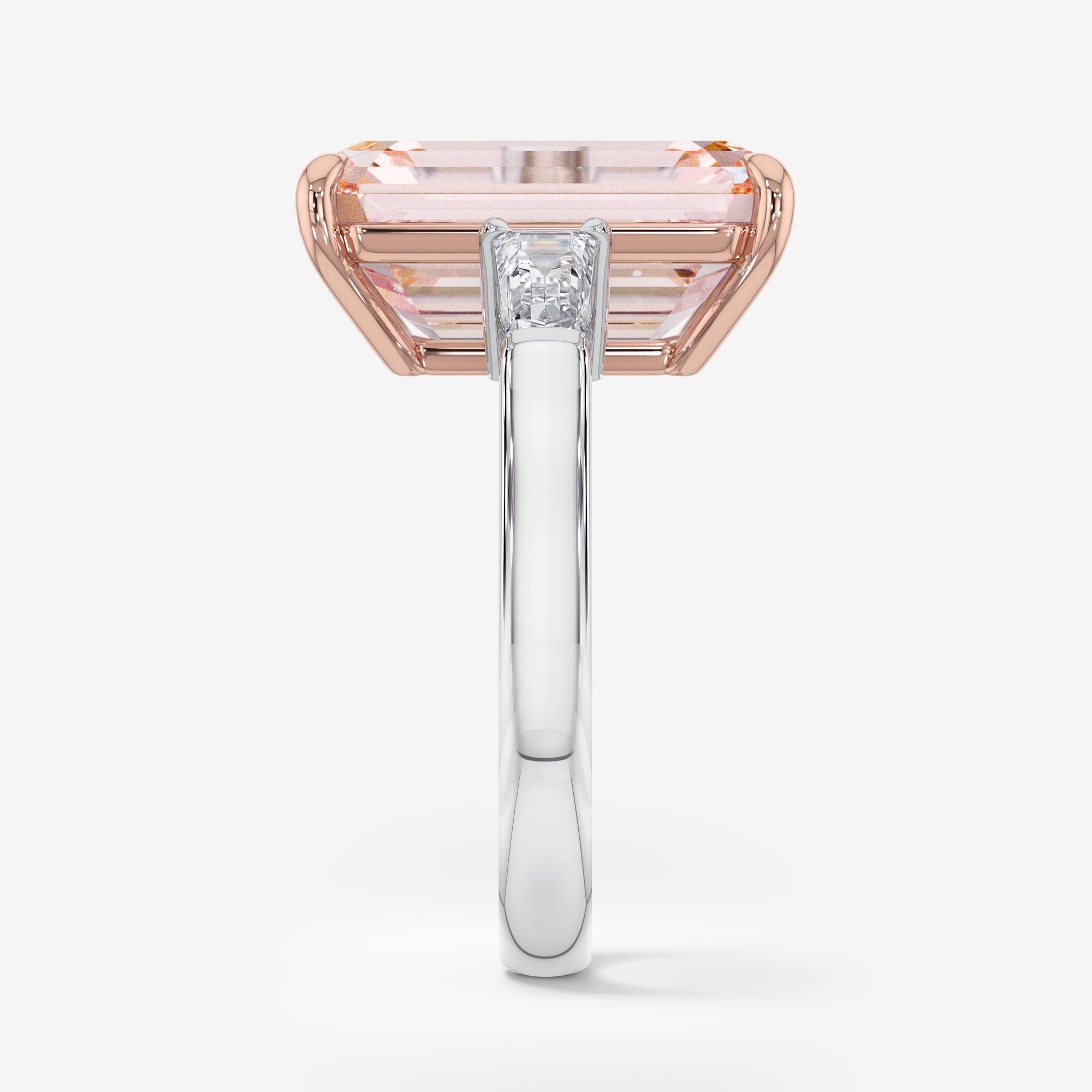 Silk Cut Pink Diamond Ring (9 Сt. T.W.)
