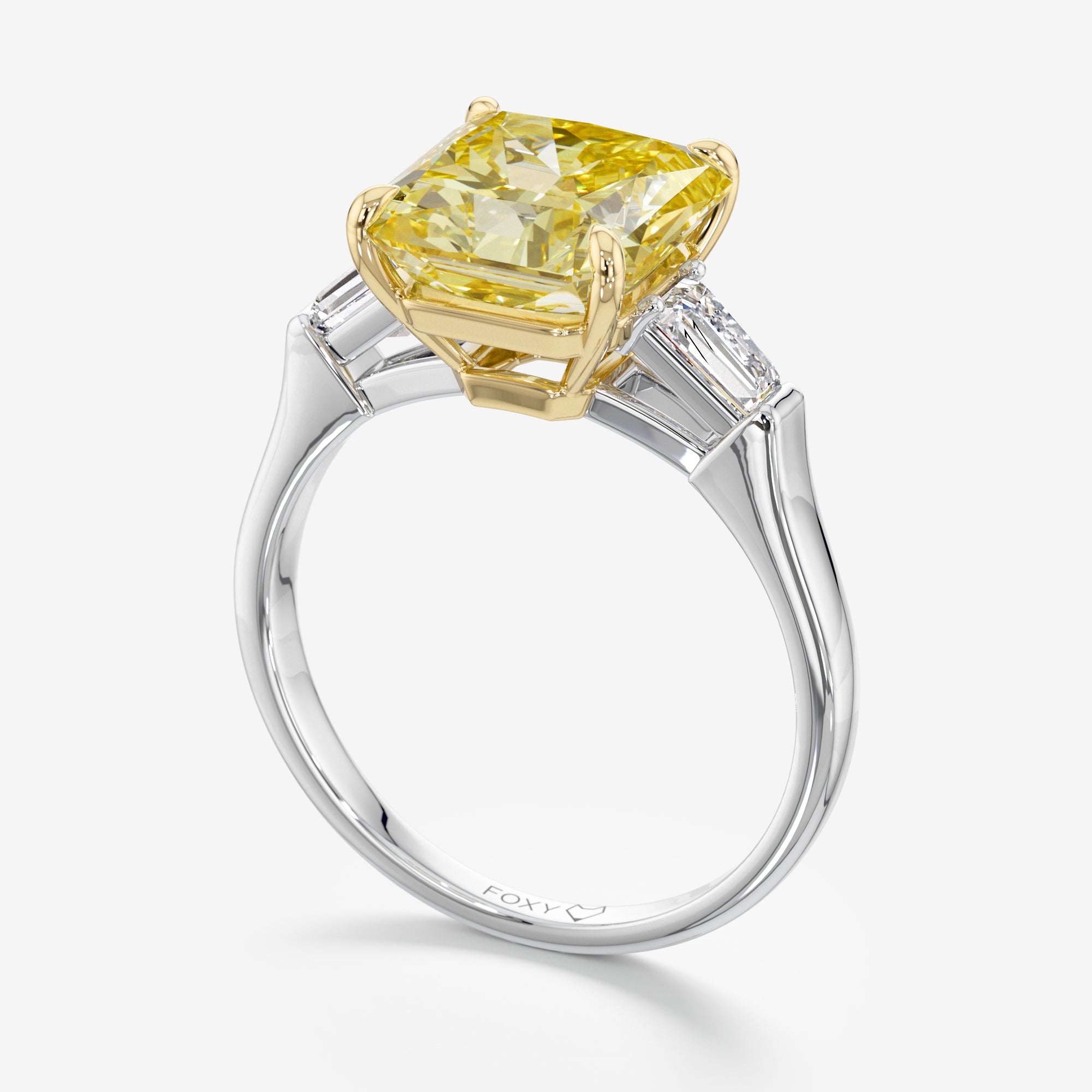 Honeyfire Radiant Yellow Diamond Ring