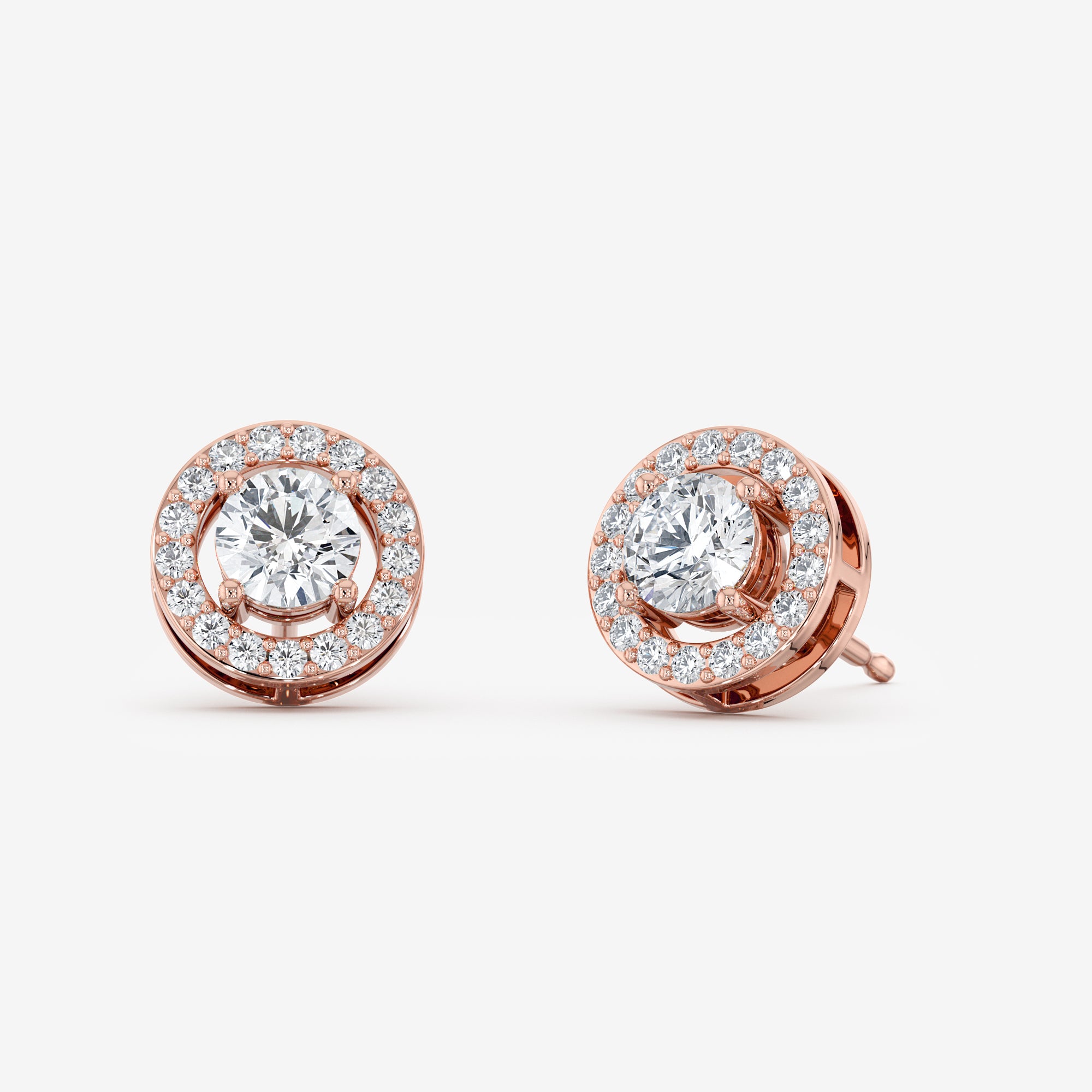 Halo Stud Earrings