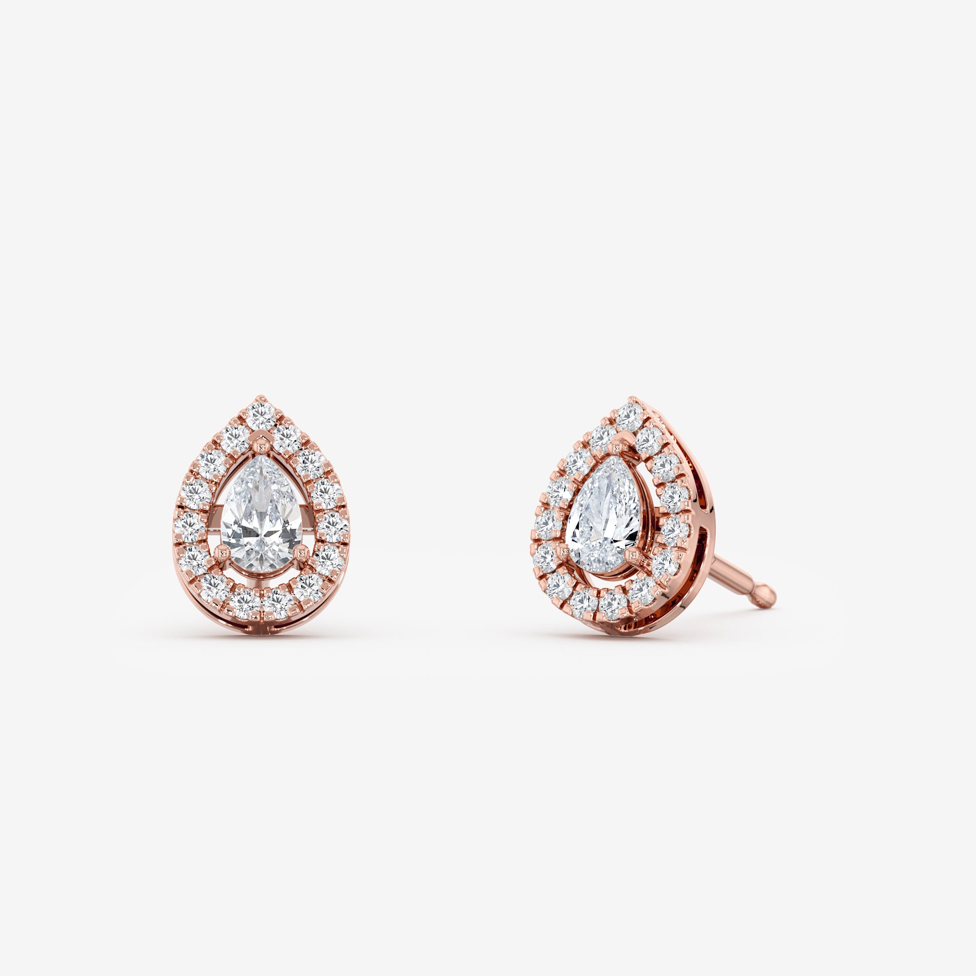 Halo Stud Earrings