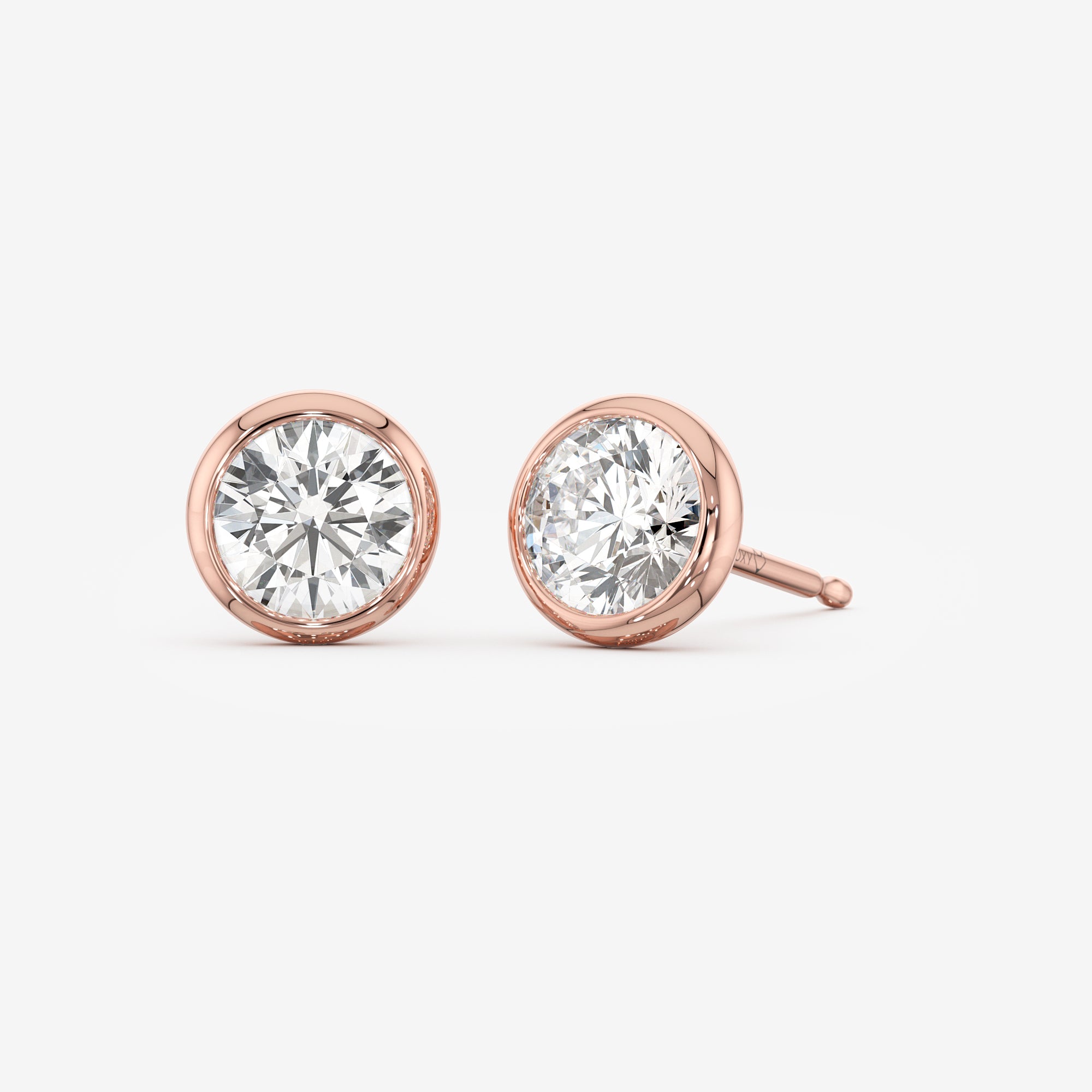 Shown in 1 ct each earring