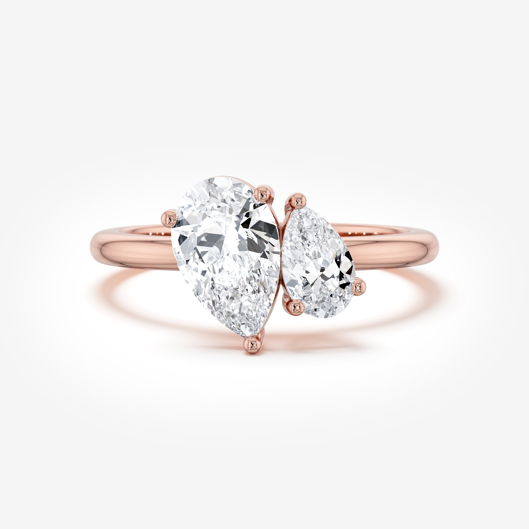 Toi et Moi Engagement Ring