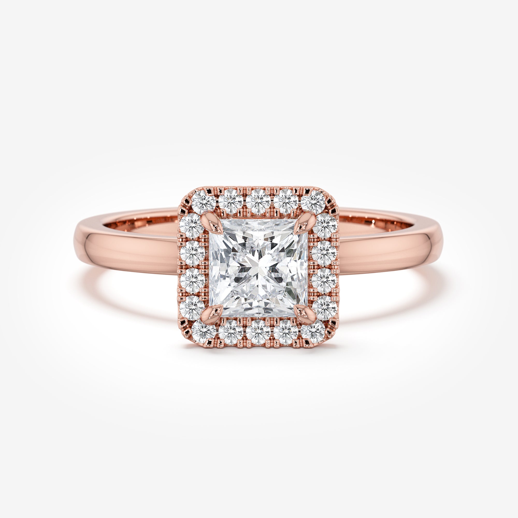 Halo Engagement Ring