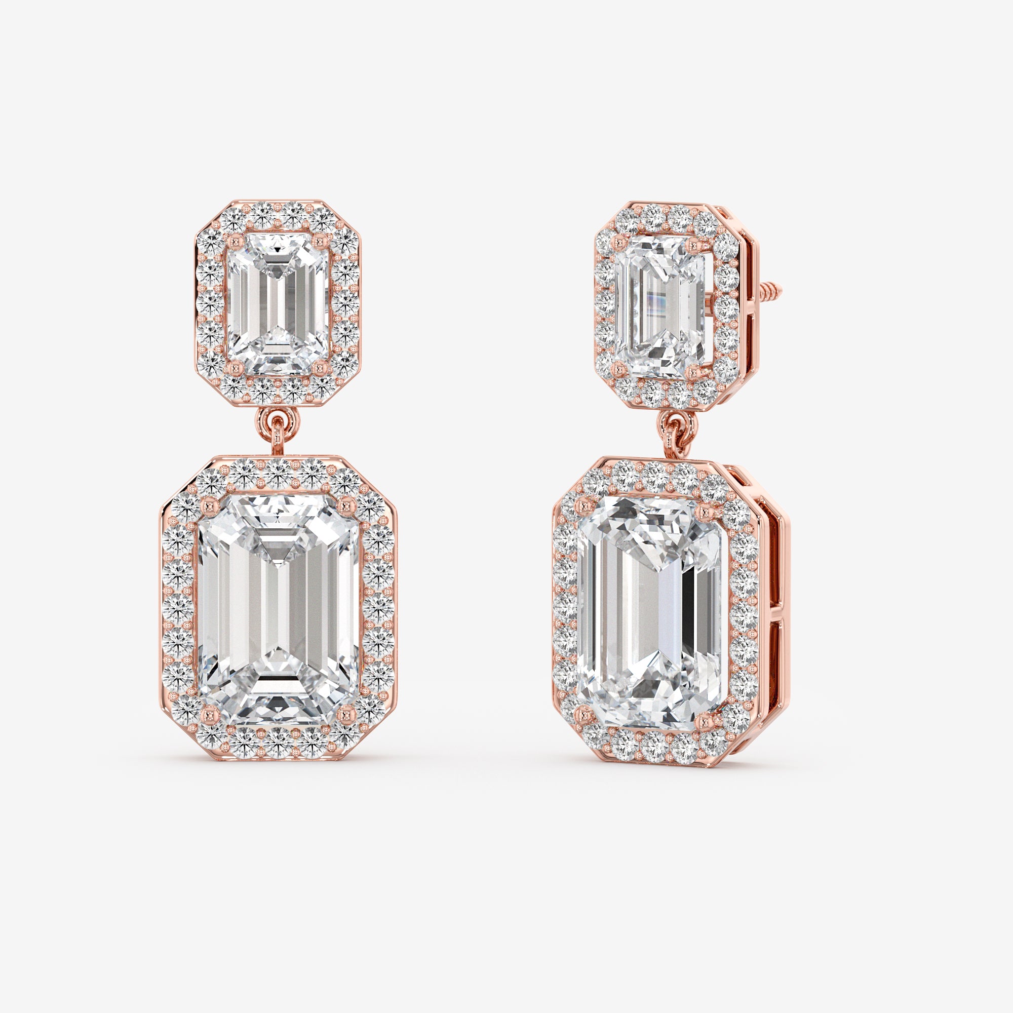 Cascade Emerald Drop Earrings