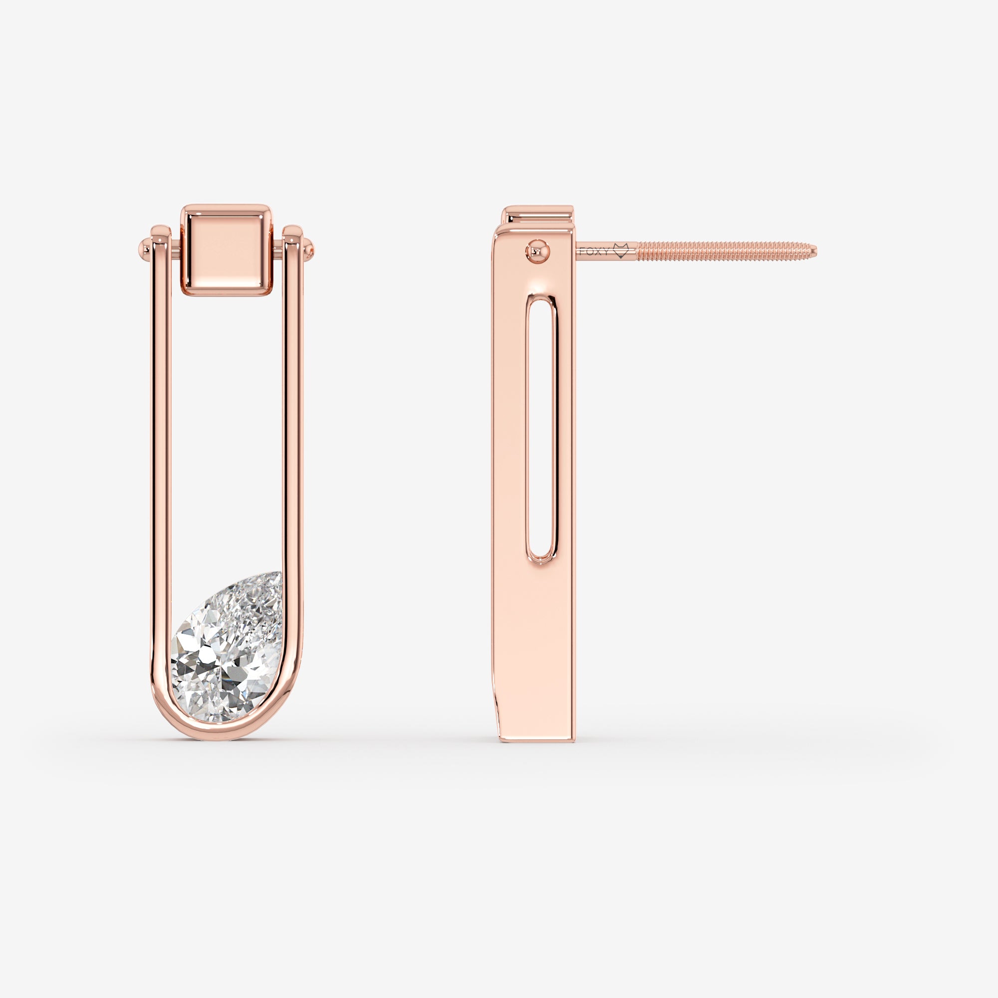 Drop Earrings (2 Сt. T.W.)