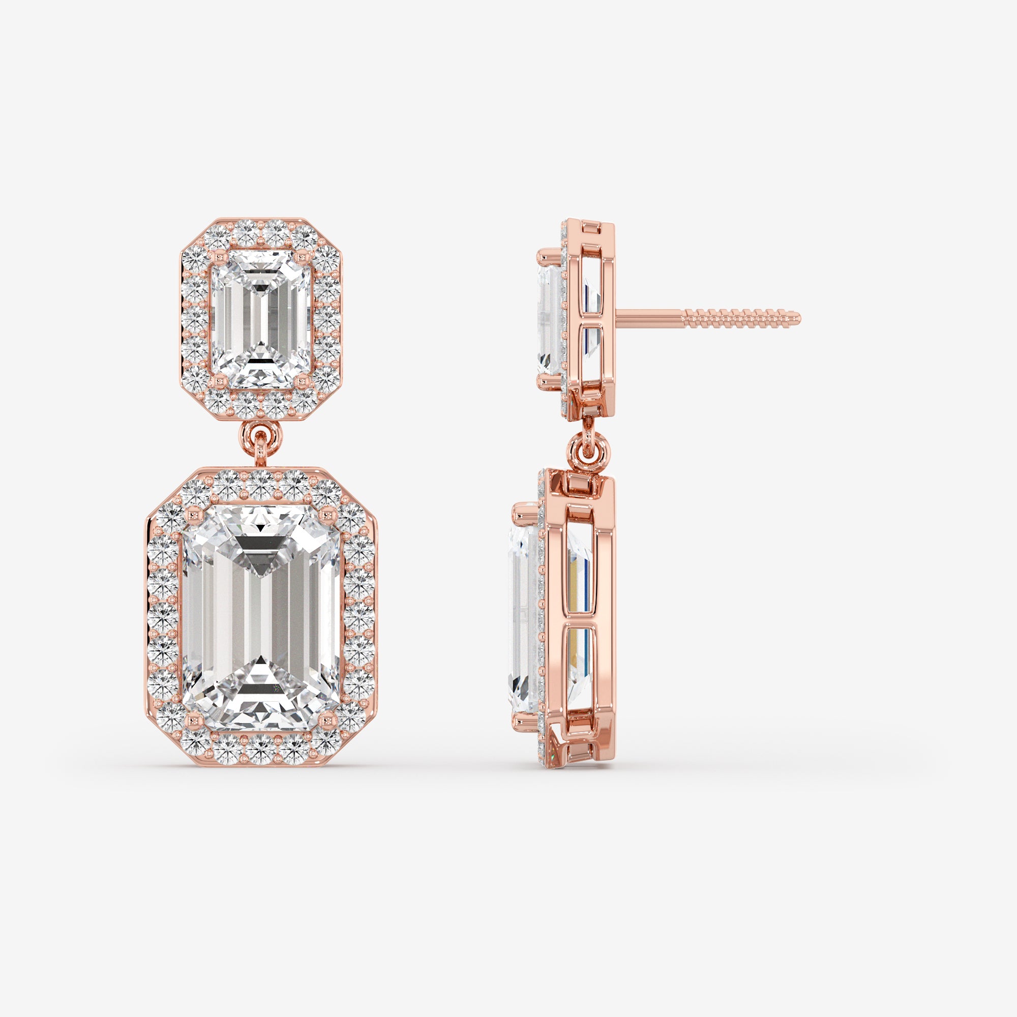 Cascade Emerald Drop Earrings