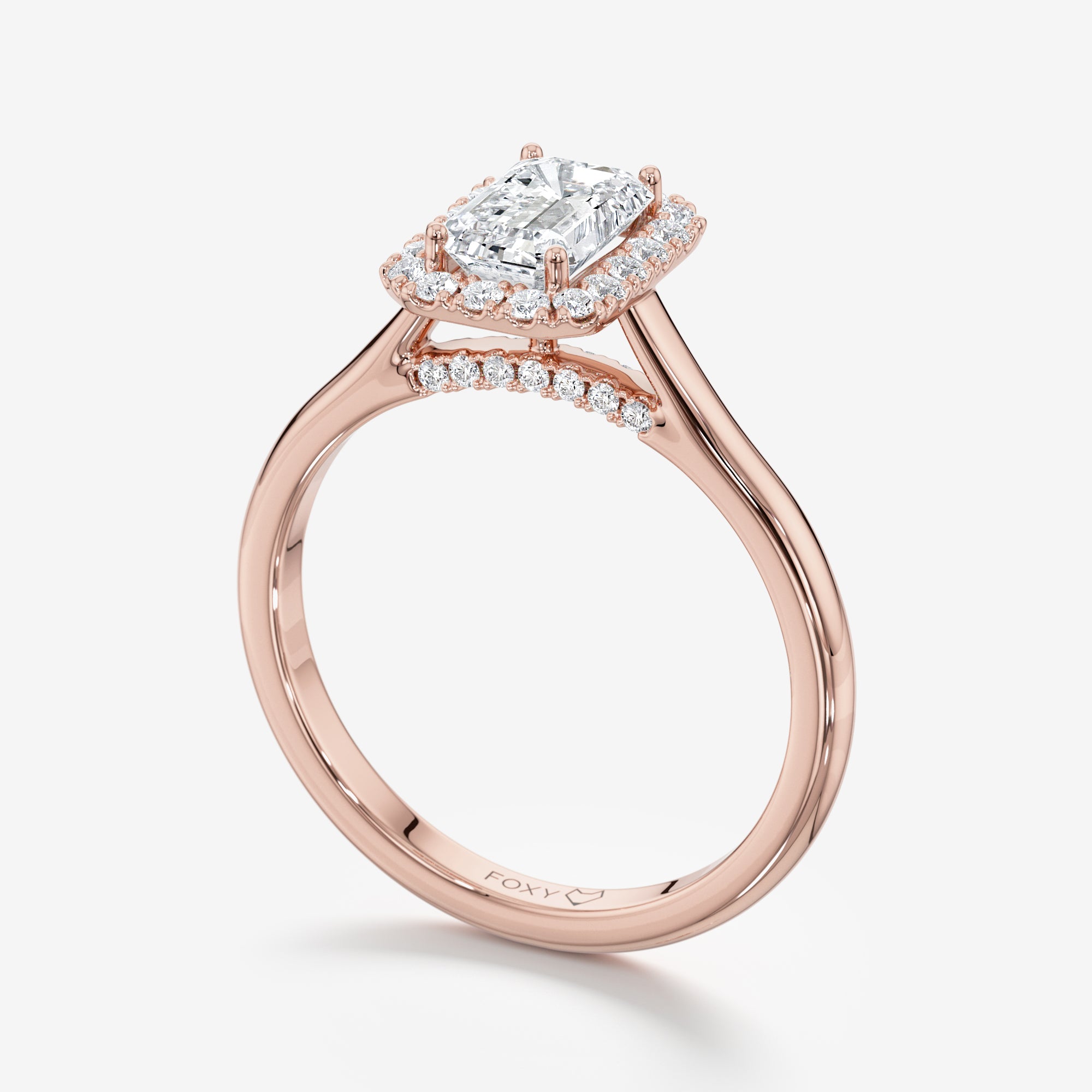 Halo Engagement Ring