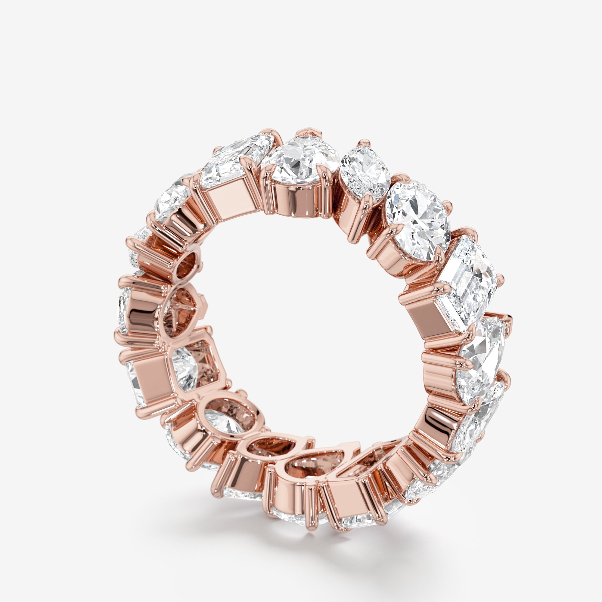 Gallery-Set Diamond Eternity Ring