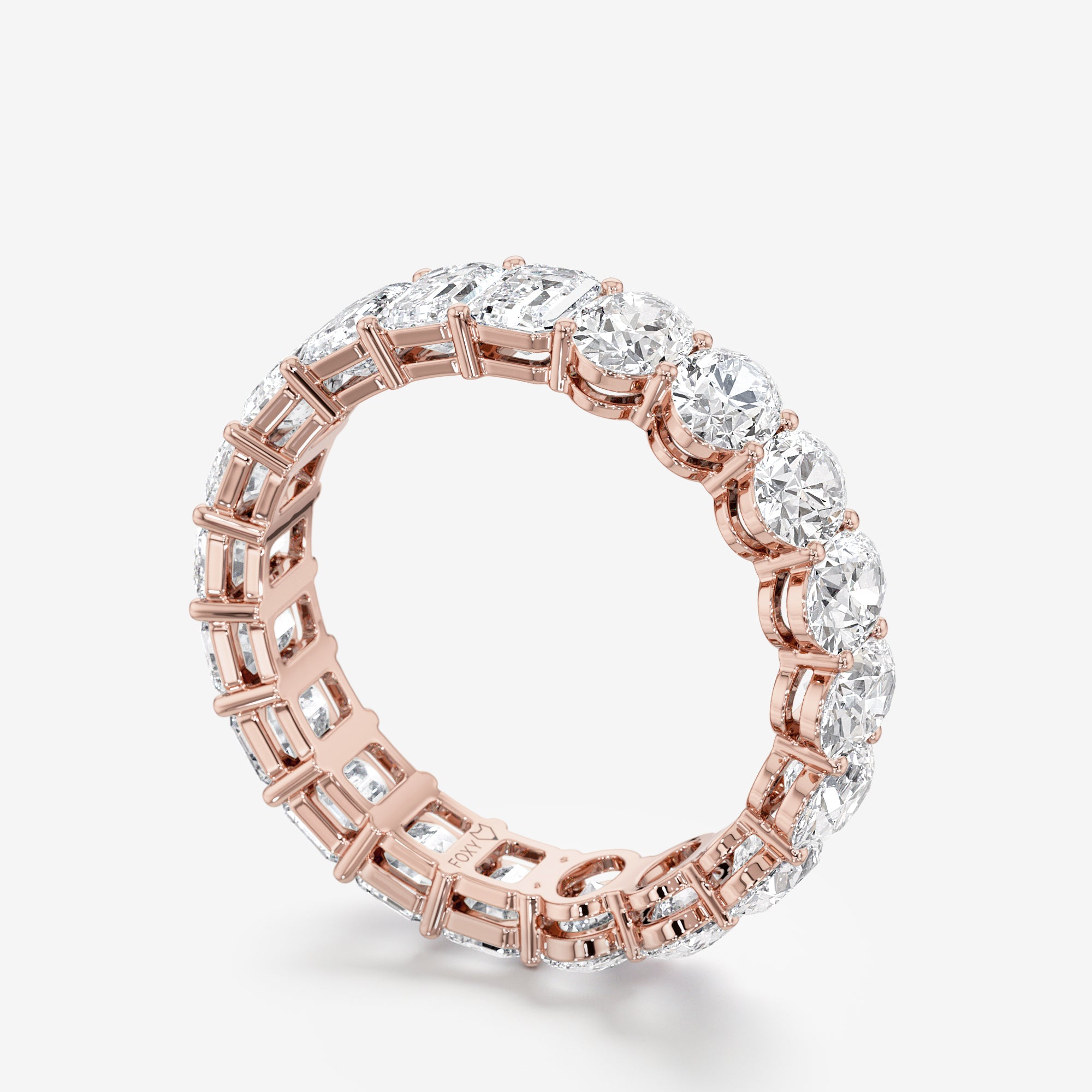 Multi-Shape Diamond Eternity Ring