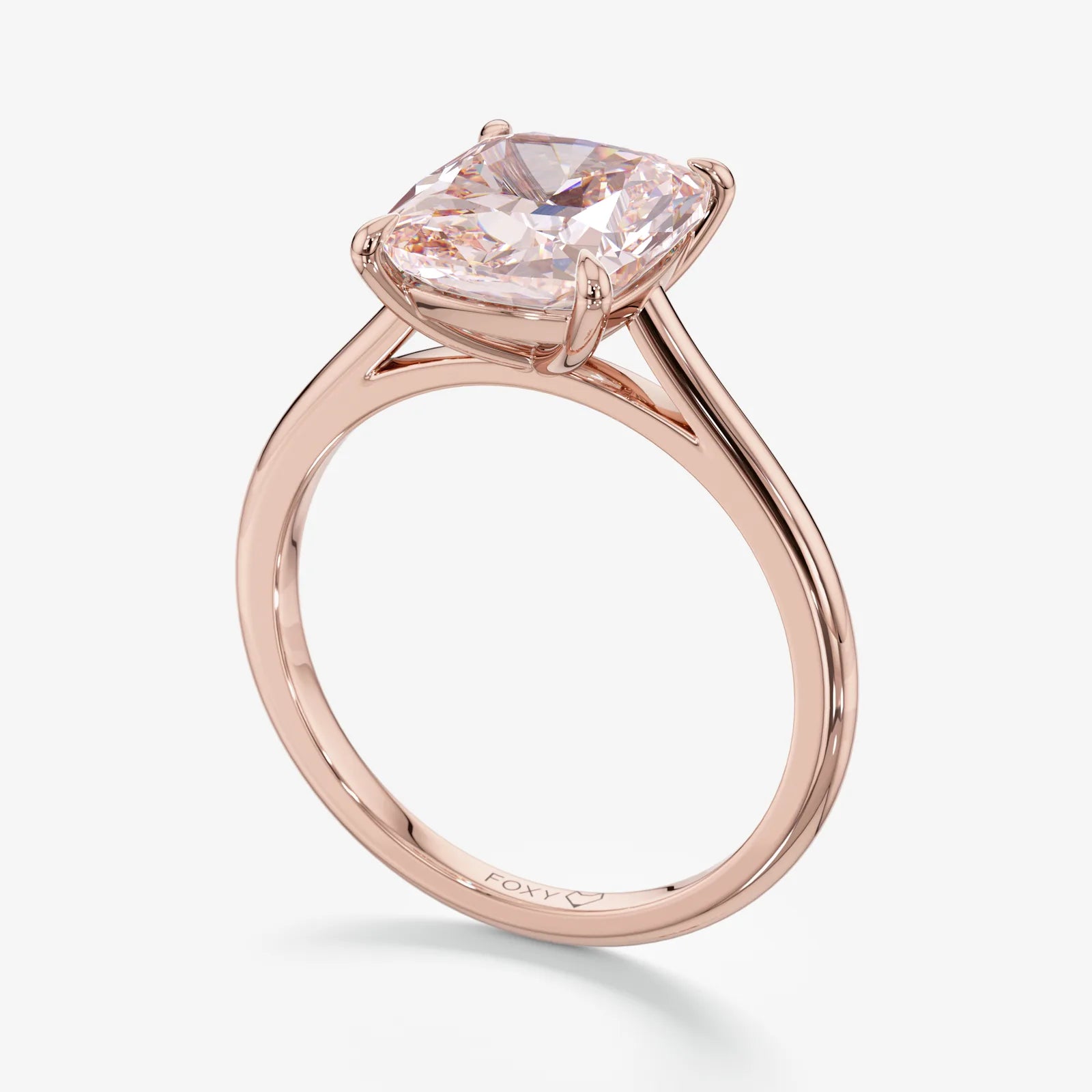 You See It Solitaire Radiant Diamond Ring