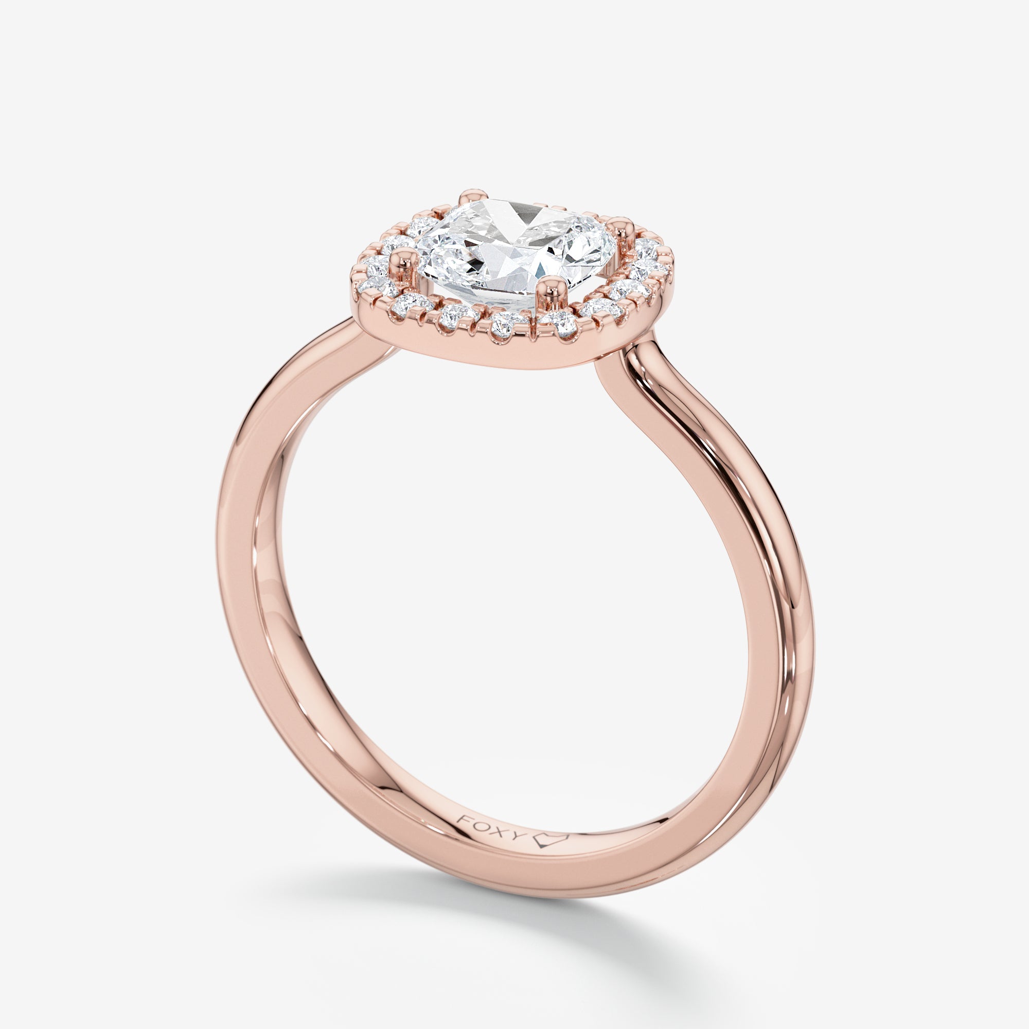 Halo Engagement Ring