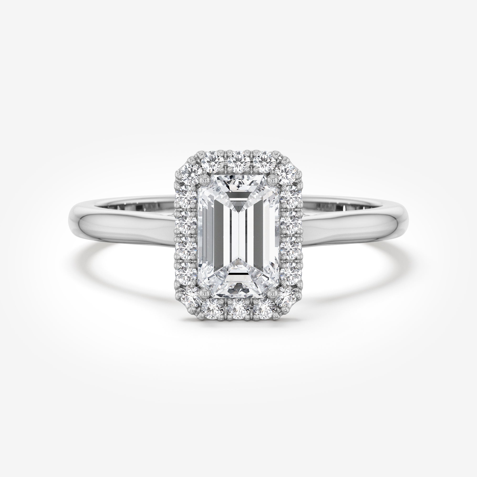 Halo Engagement Ring