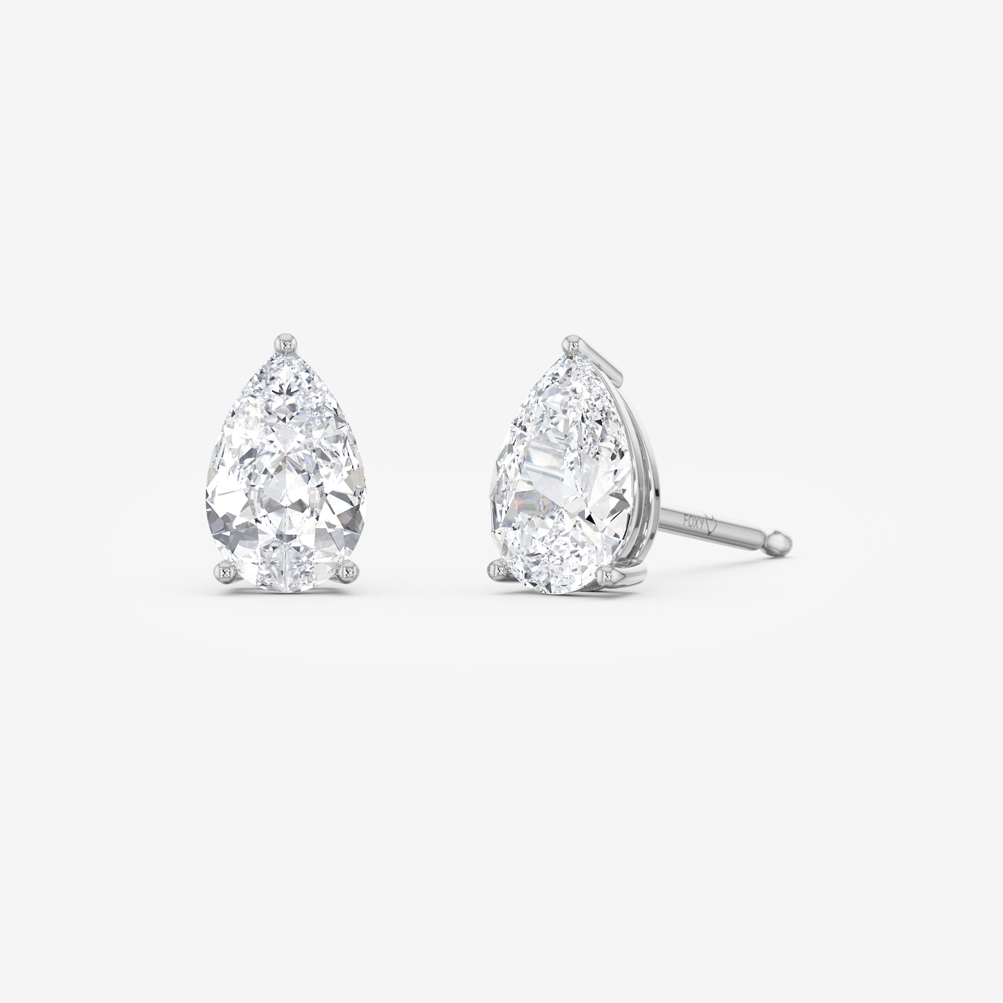 Shown in 1 ct each earring