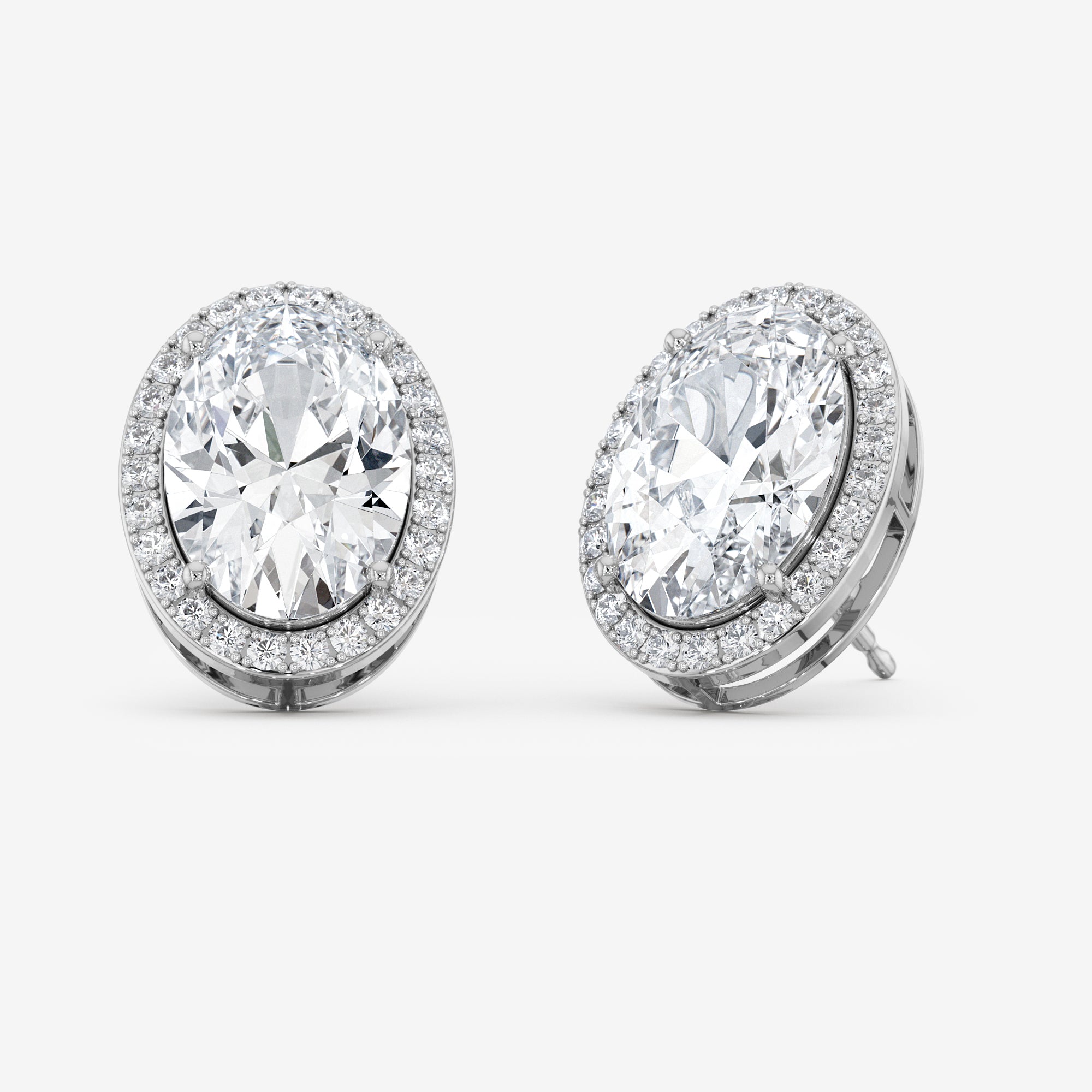 Halo Stud Earrings