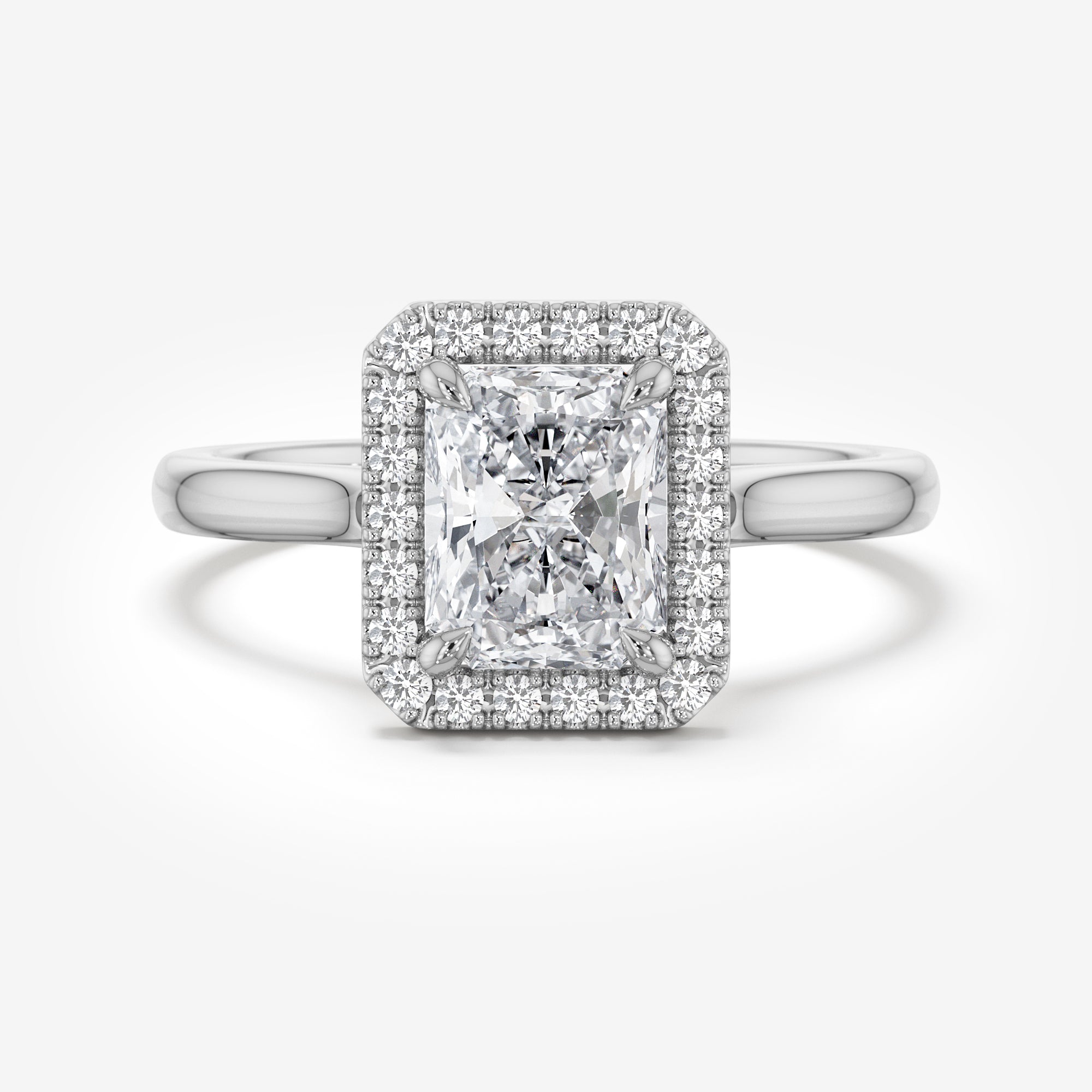 Halo Engagement Ring