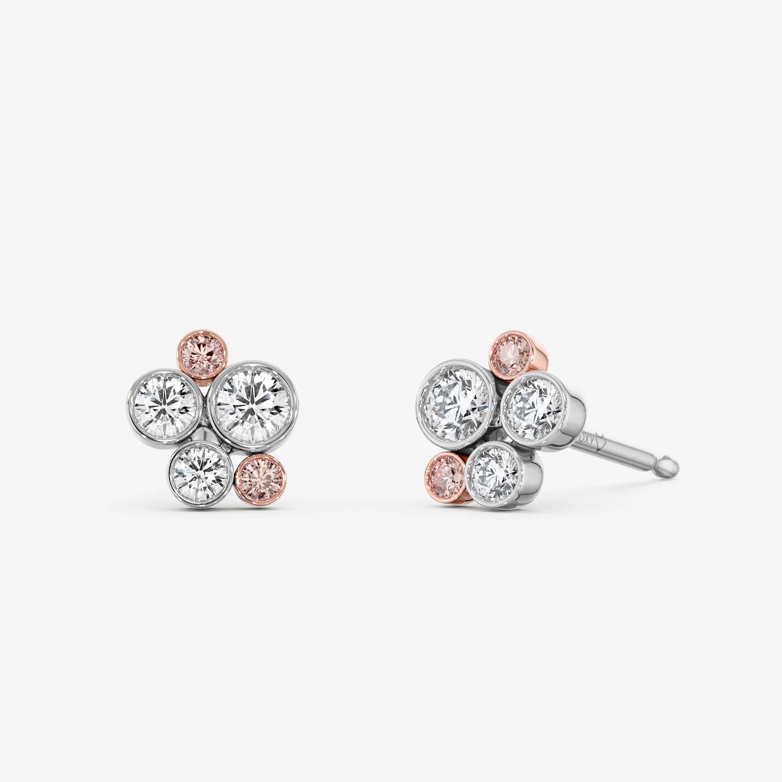 Meeting Pink Stud Earrings