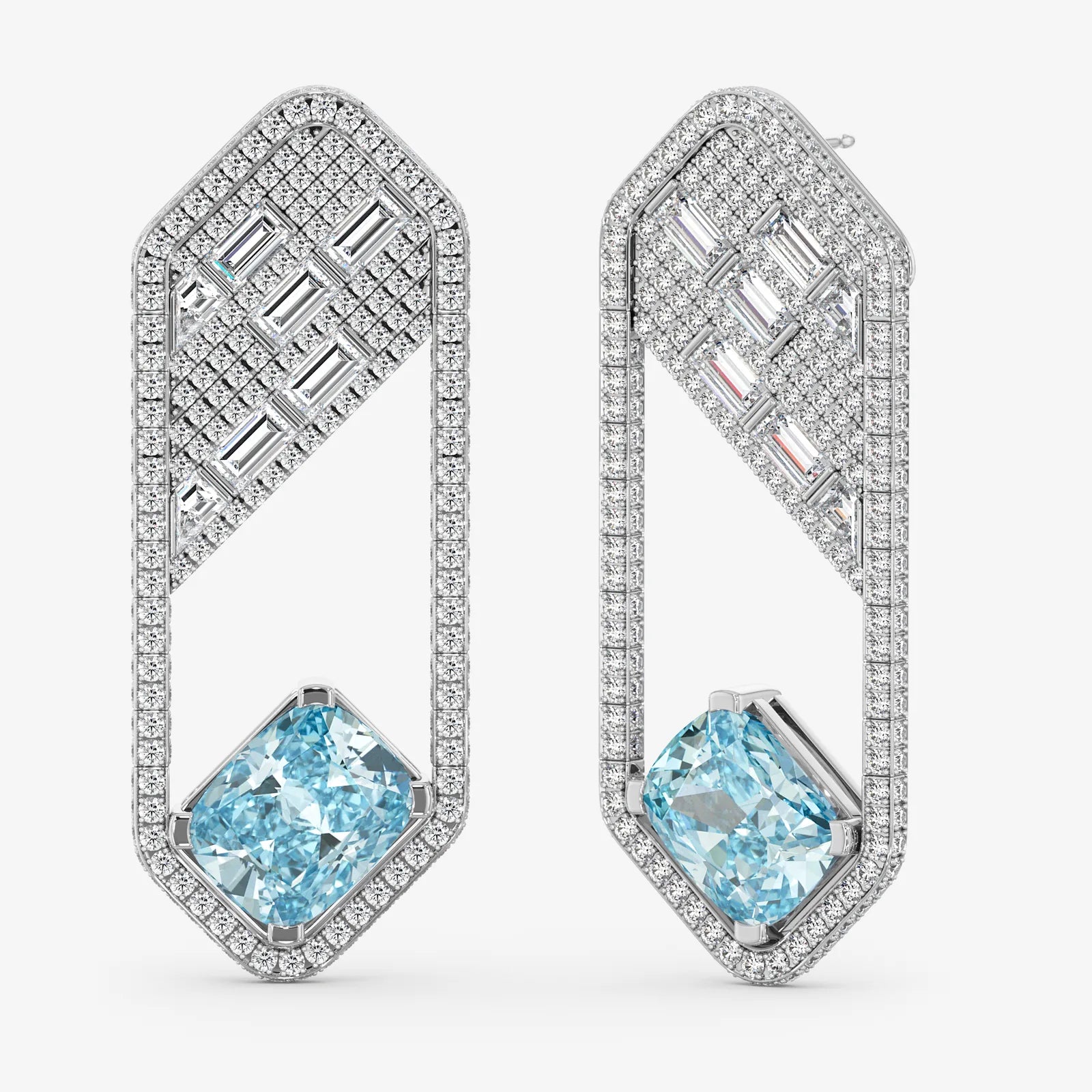 Ice Has Edges Drop Earrings (23 Сt. T.W.)