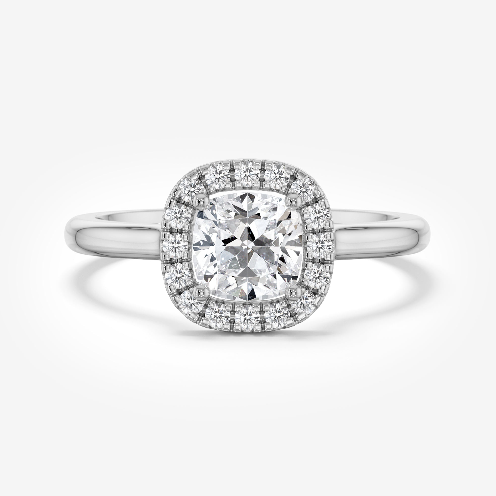 Halo Engagement Ring