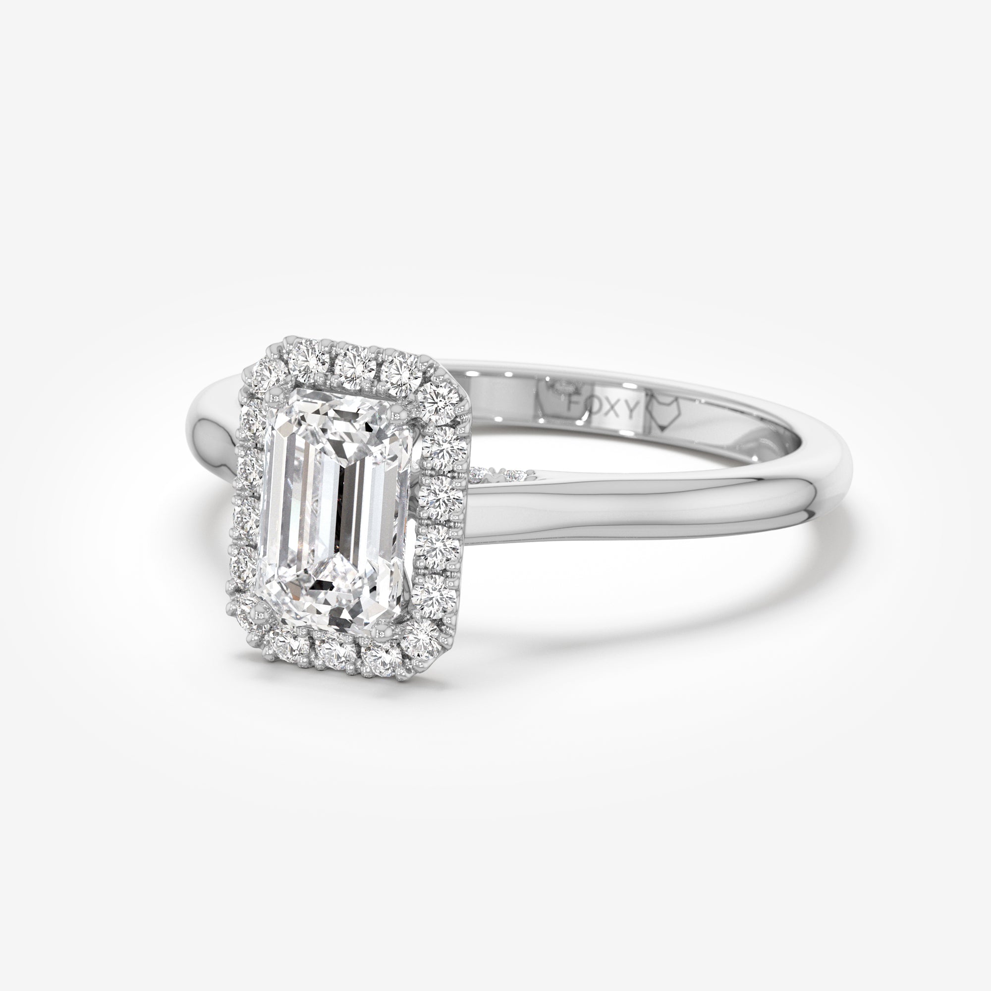 Halo Engagement Ring