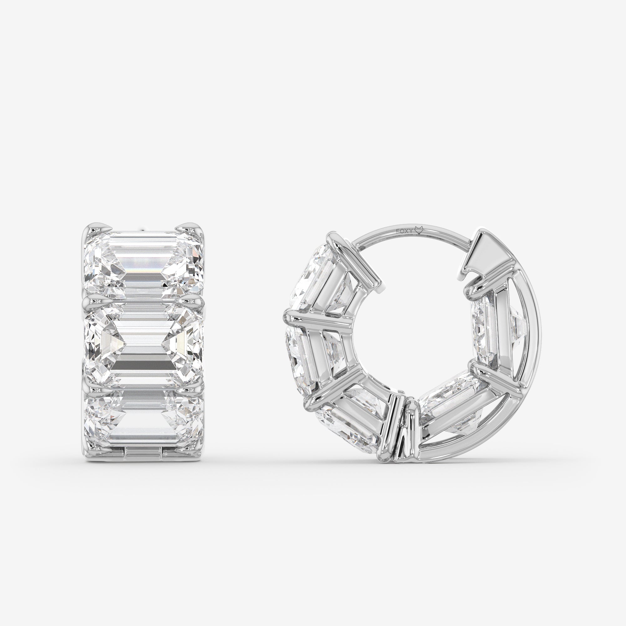 Huggie Hoop Earrings (10 Сt. T.W.)