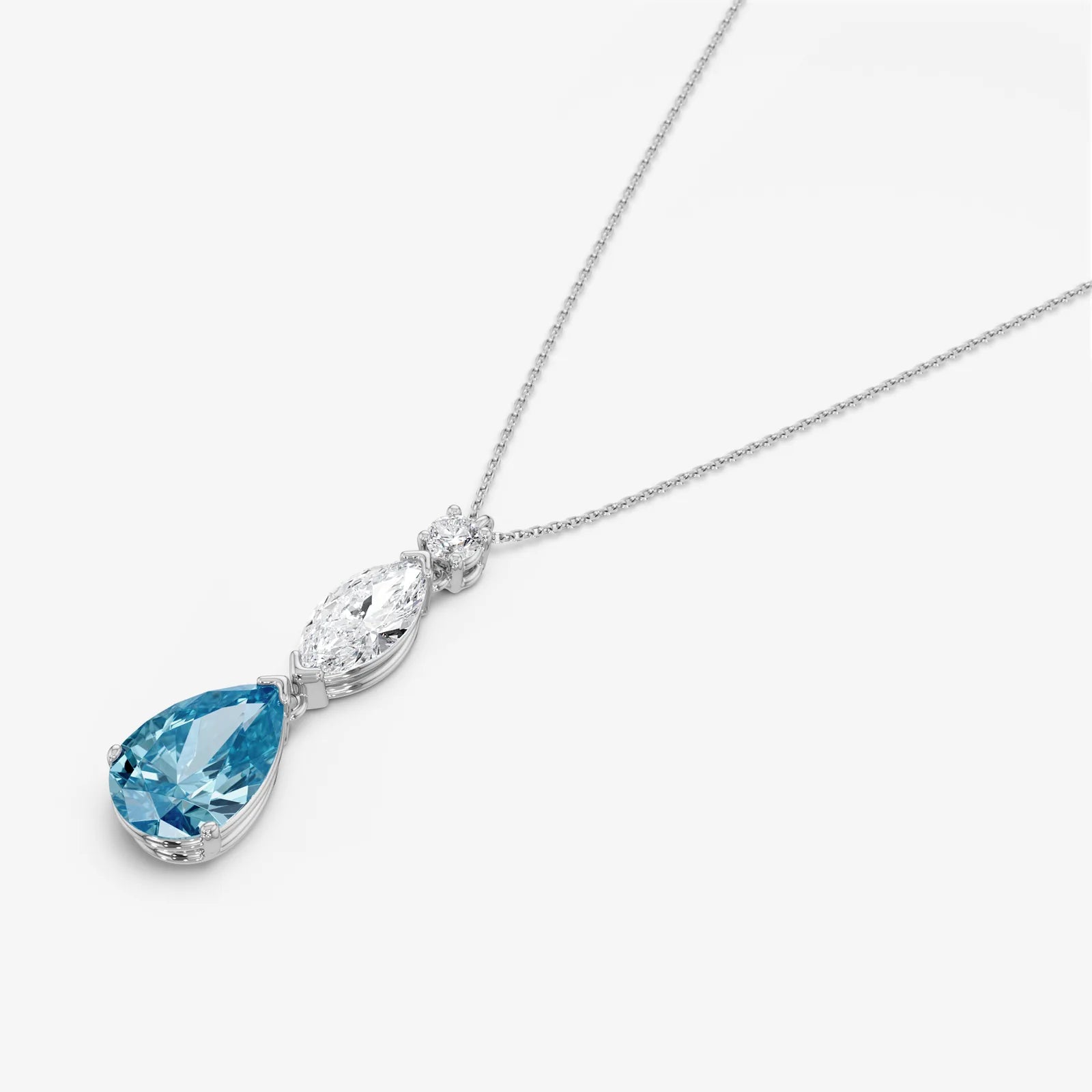 Blue Did That Pendant Necklace