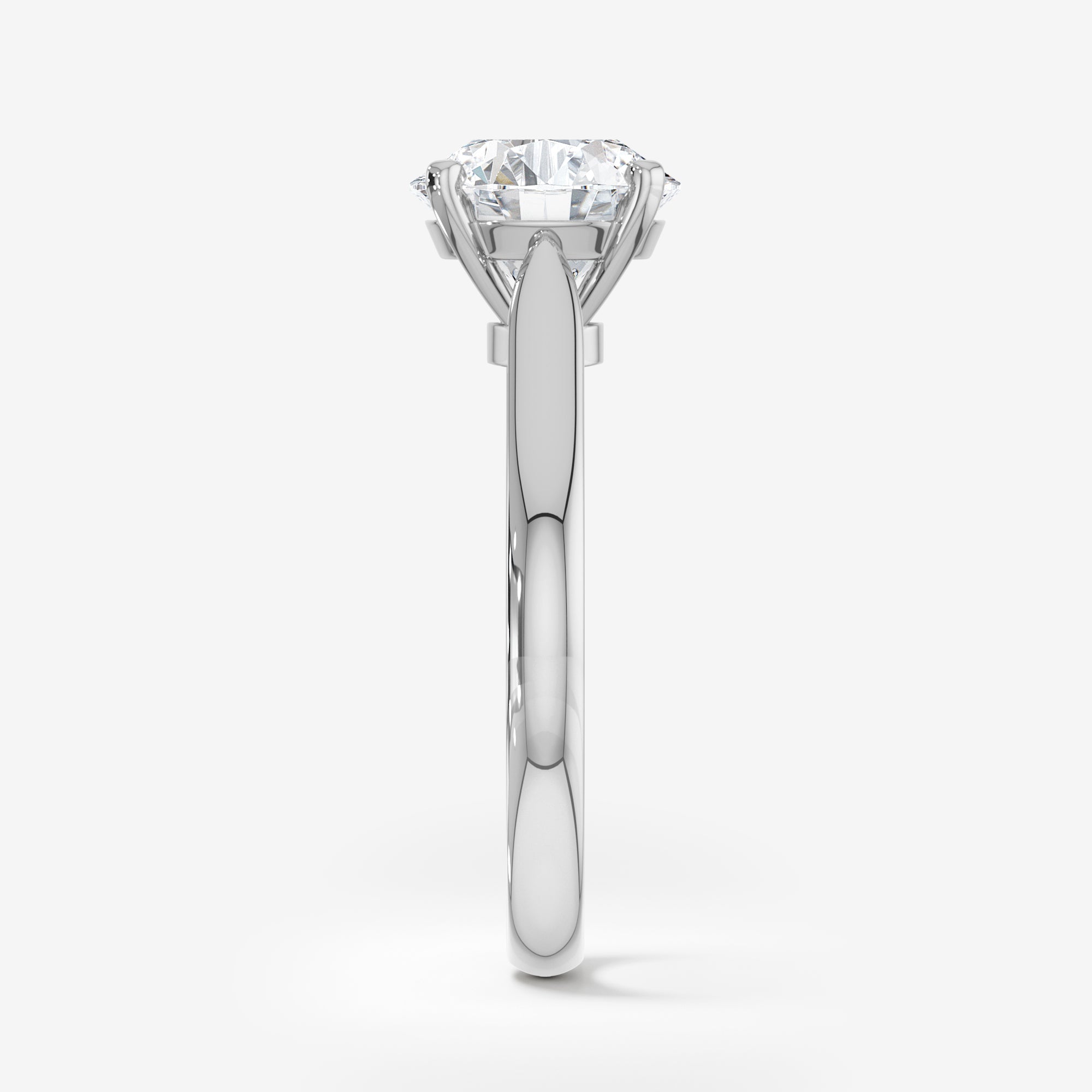 Cathedral Solitaire Engagement Ring