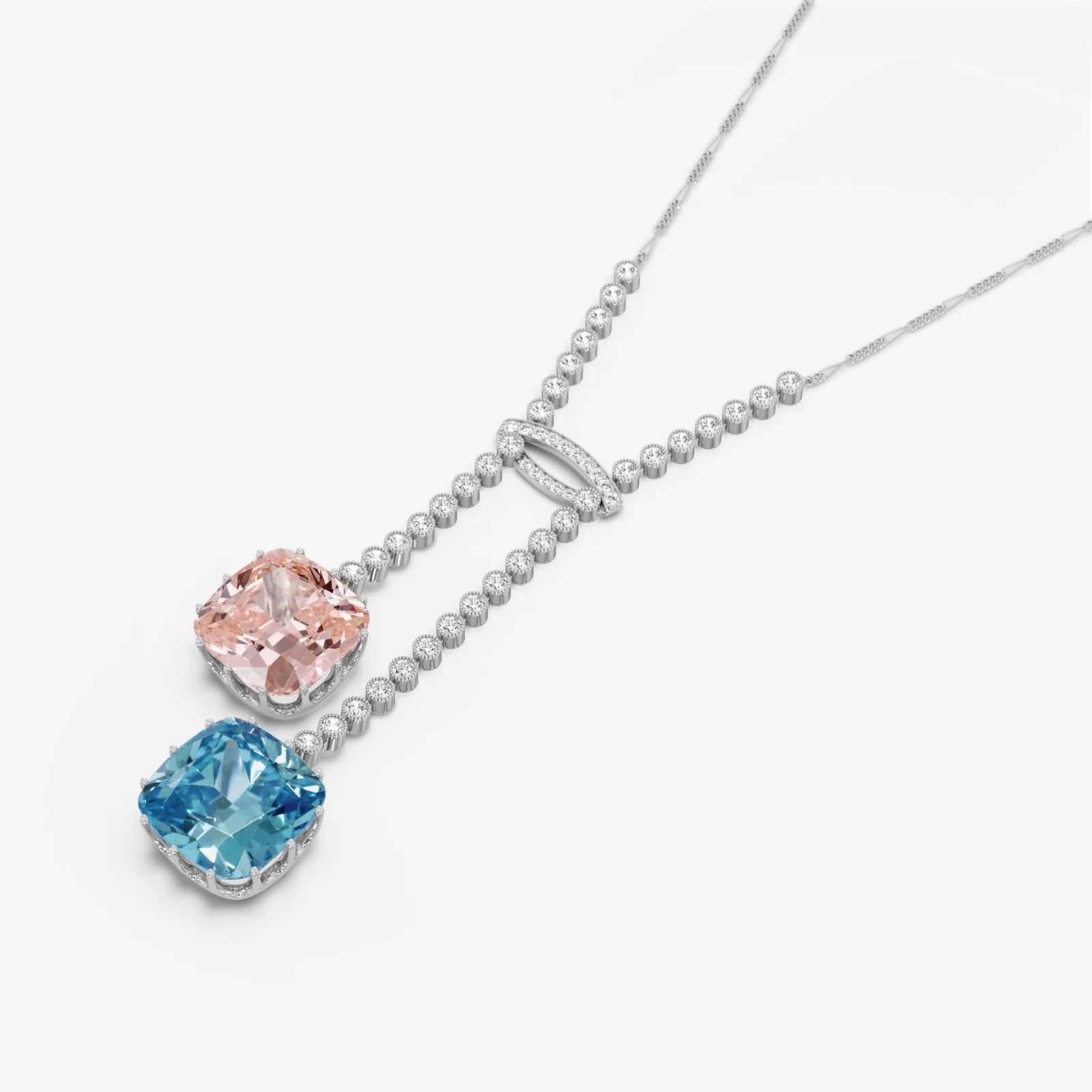 Perfect Contrast Pendant Necklace