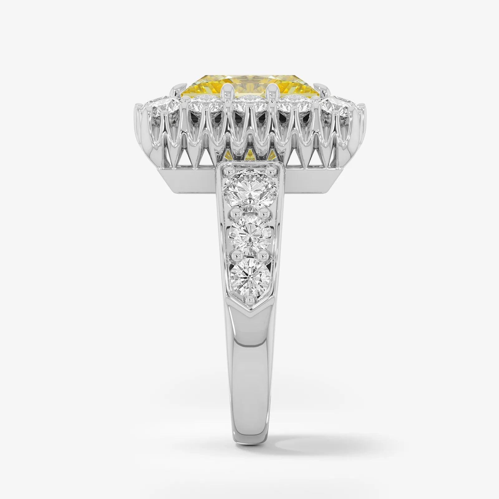 Honey Glow Princess Diamond Ring