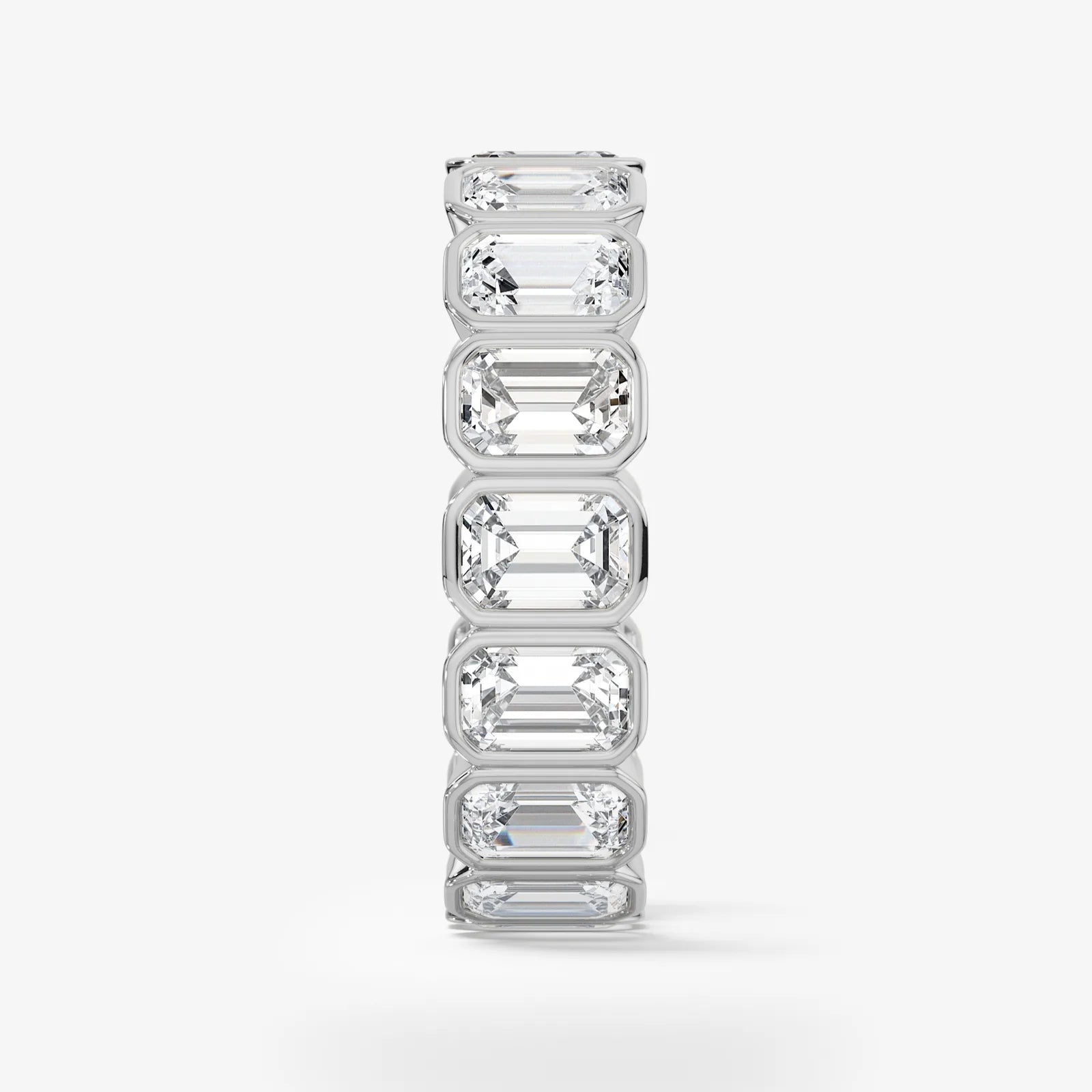 Eternity Emerald Lab Diamond Ring