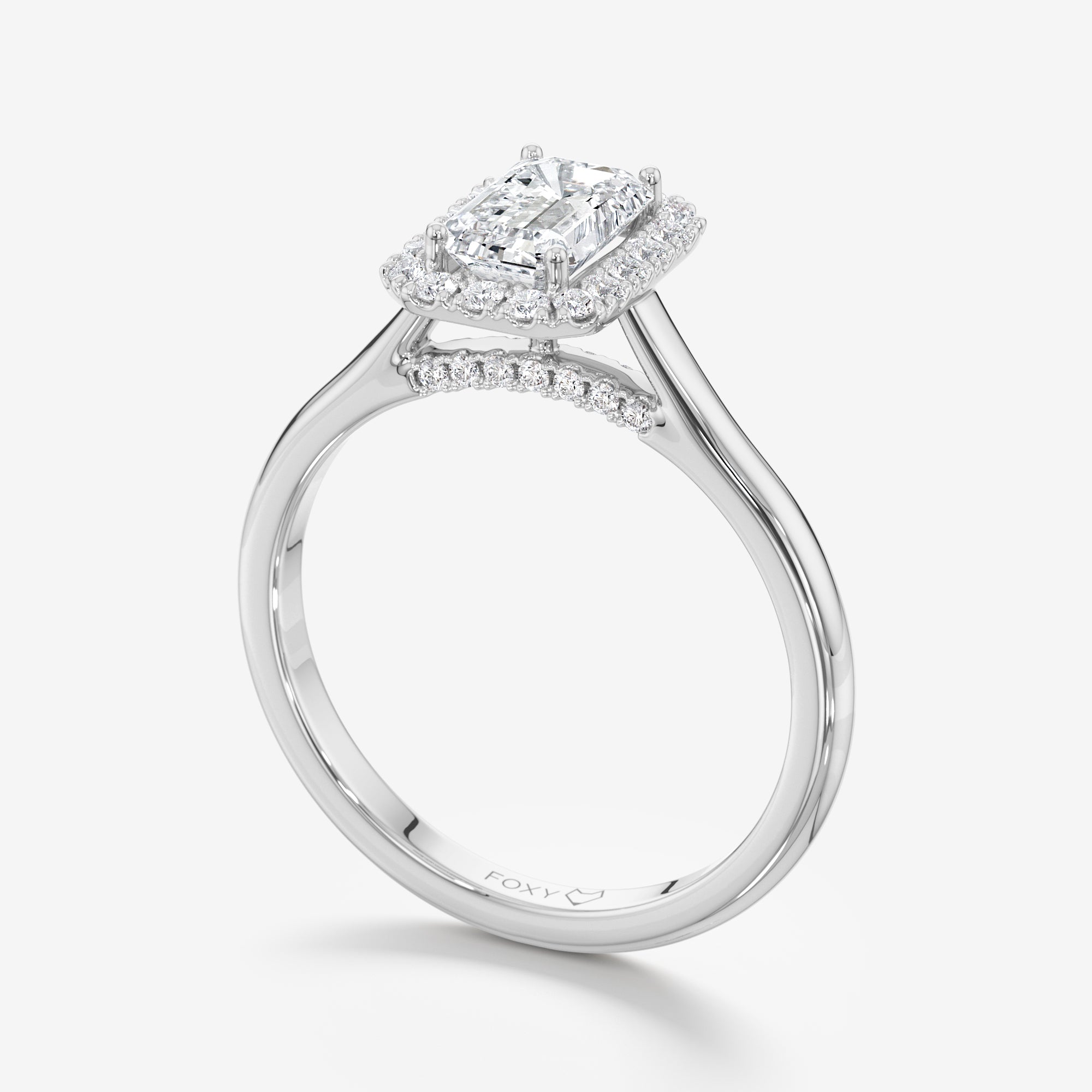 Halo Engagement Ring