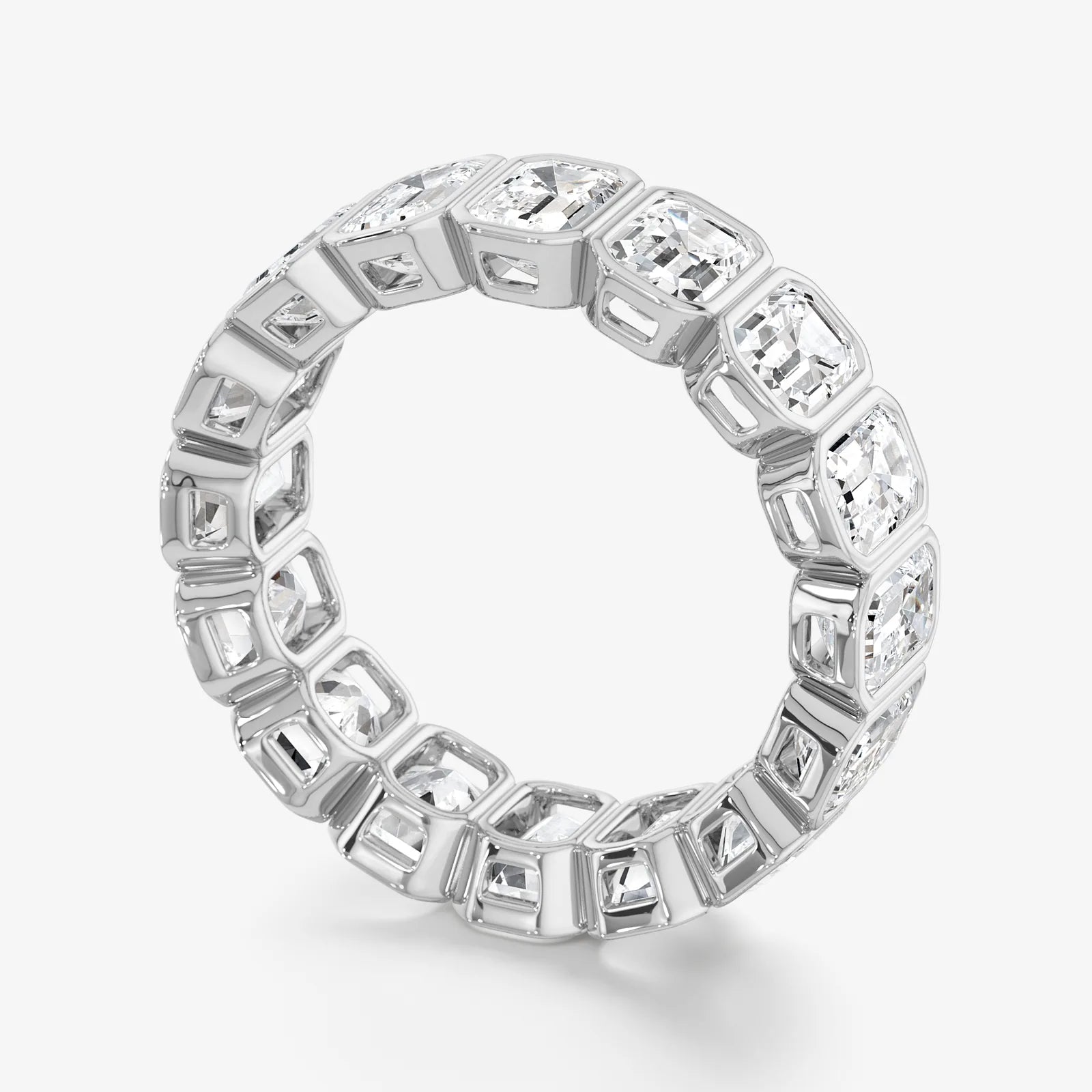 Eternity Emerald Lab Diamond Ring