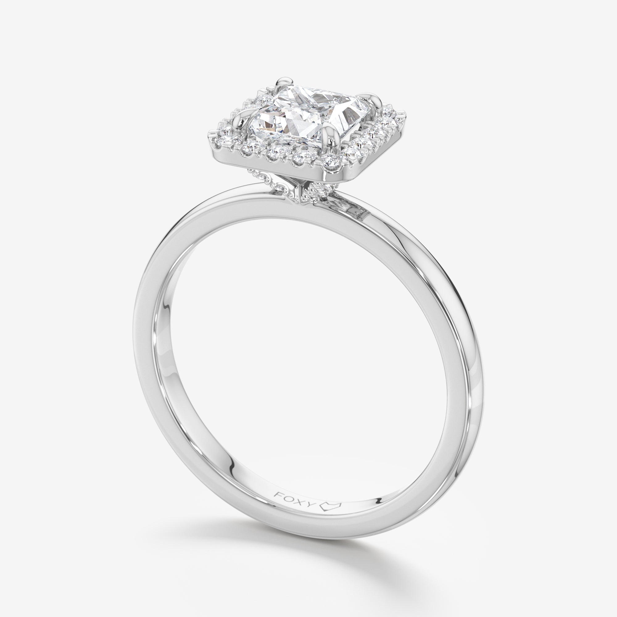 Halo Engagement Ring
