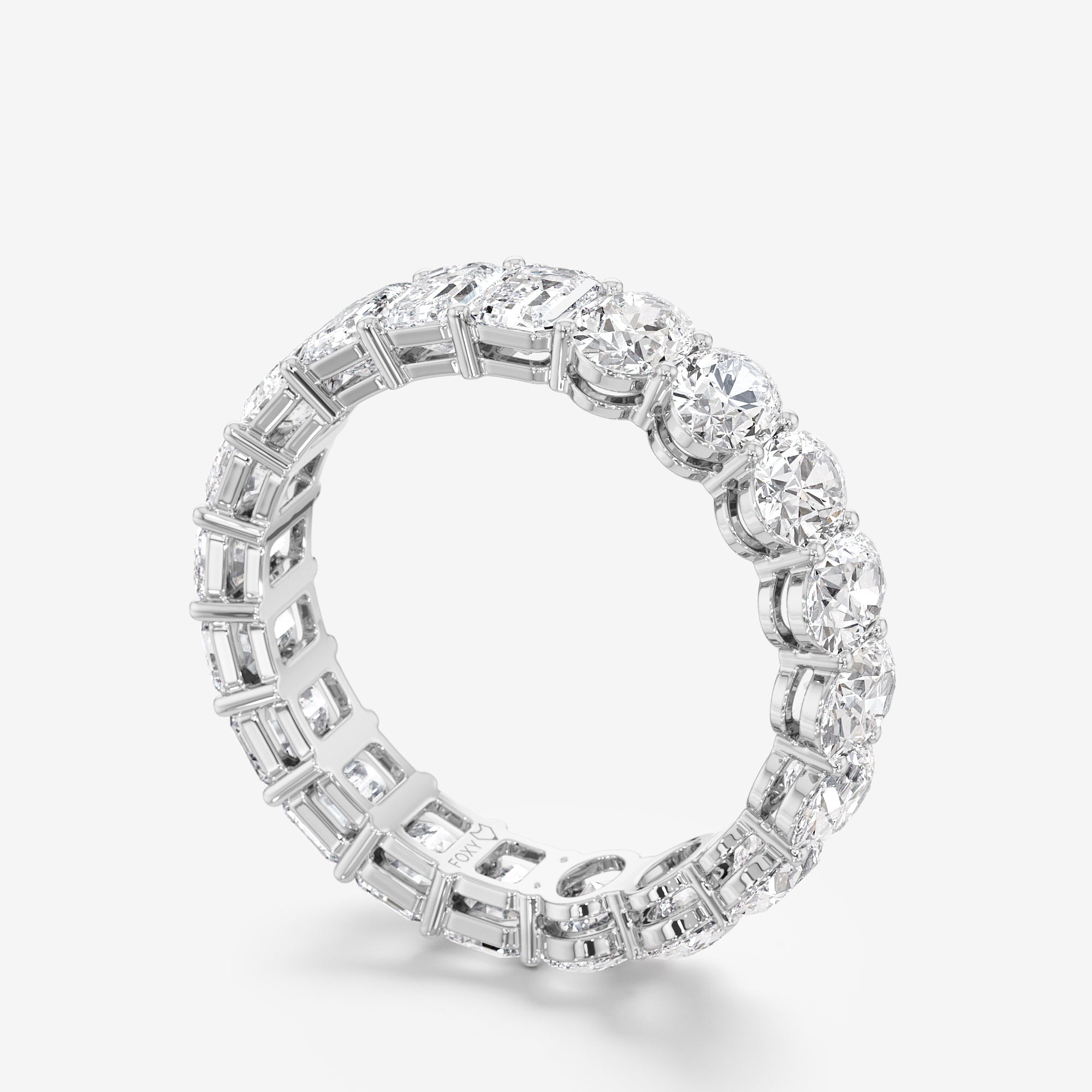 Multi-Shape Diamond Eternity Ring