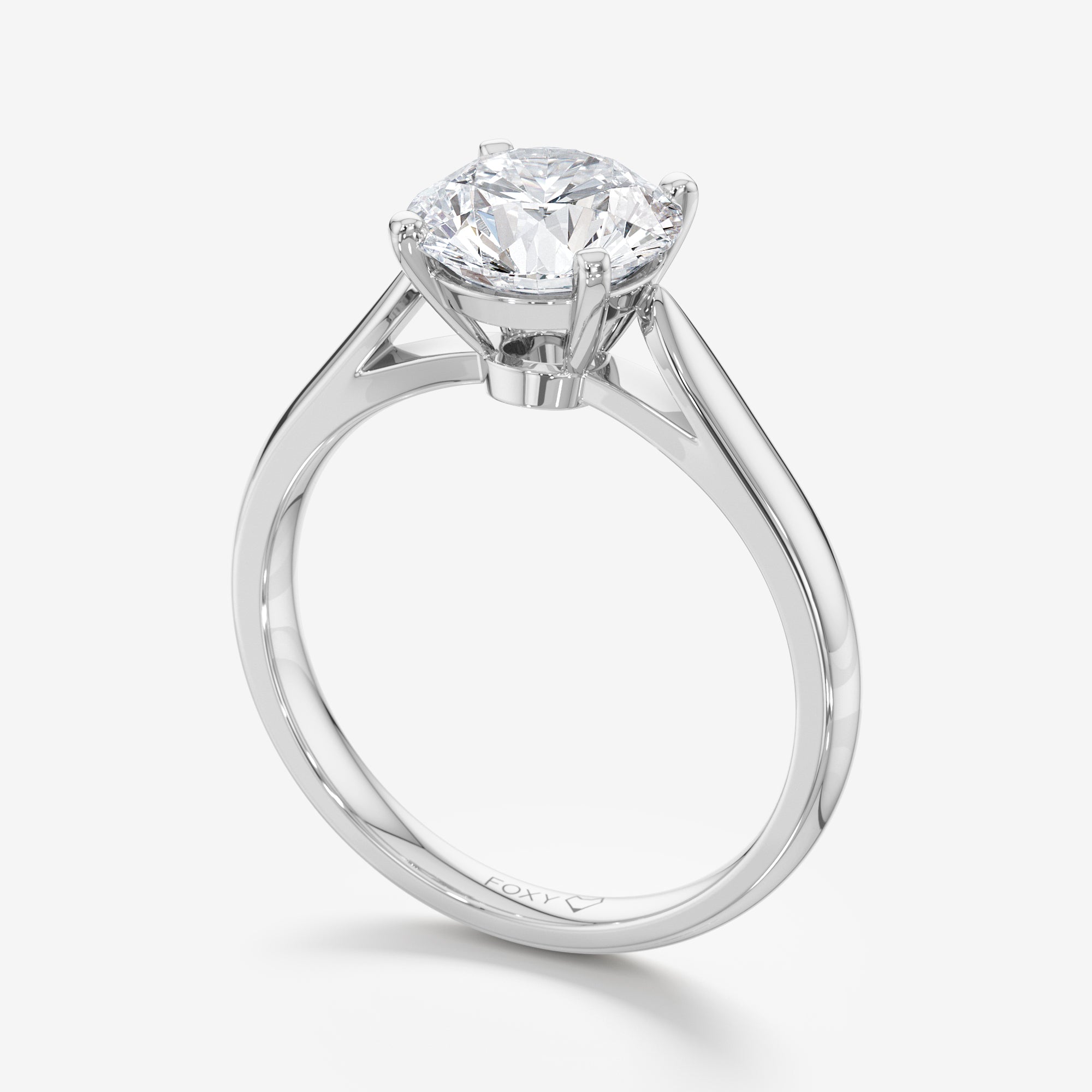 Cathedral Solitaire Engagement Ring