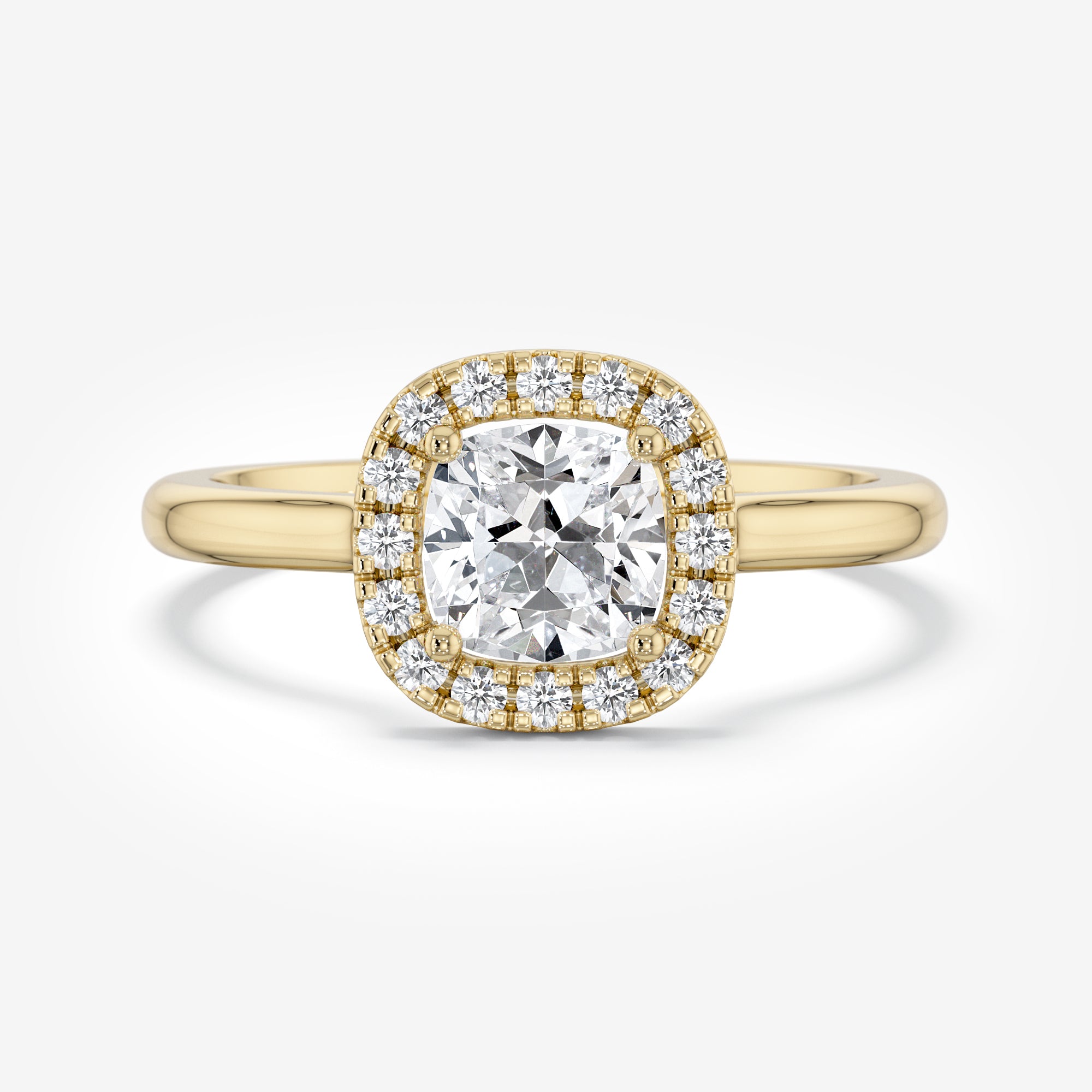 Halo Engagement Ring