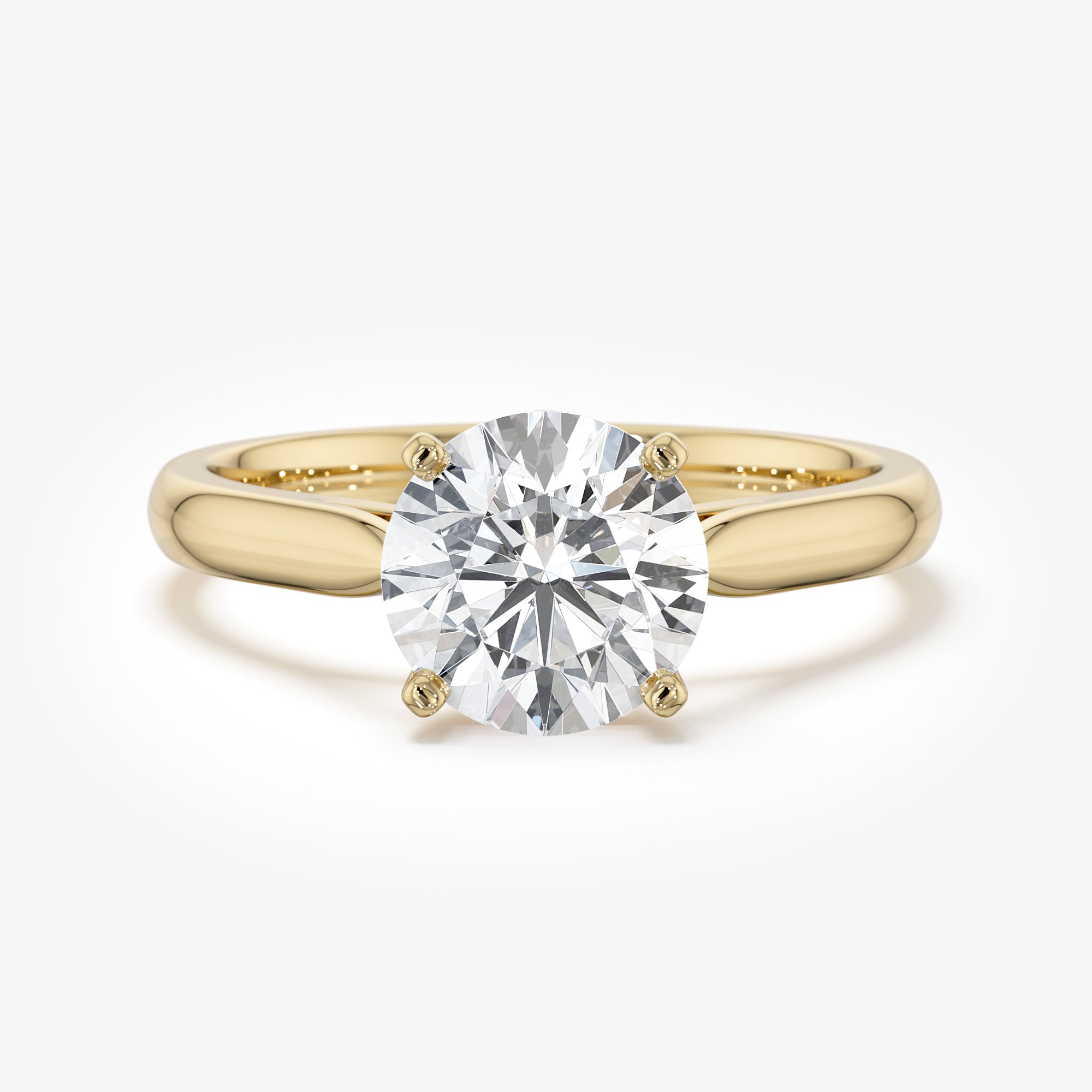 Cathedral Solitaire Engagement Ring