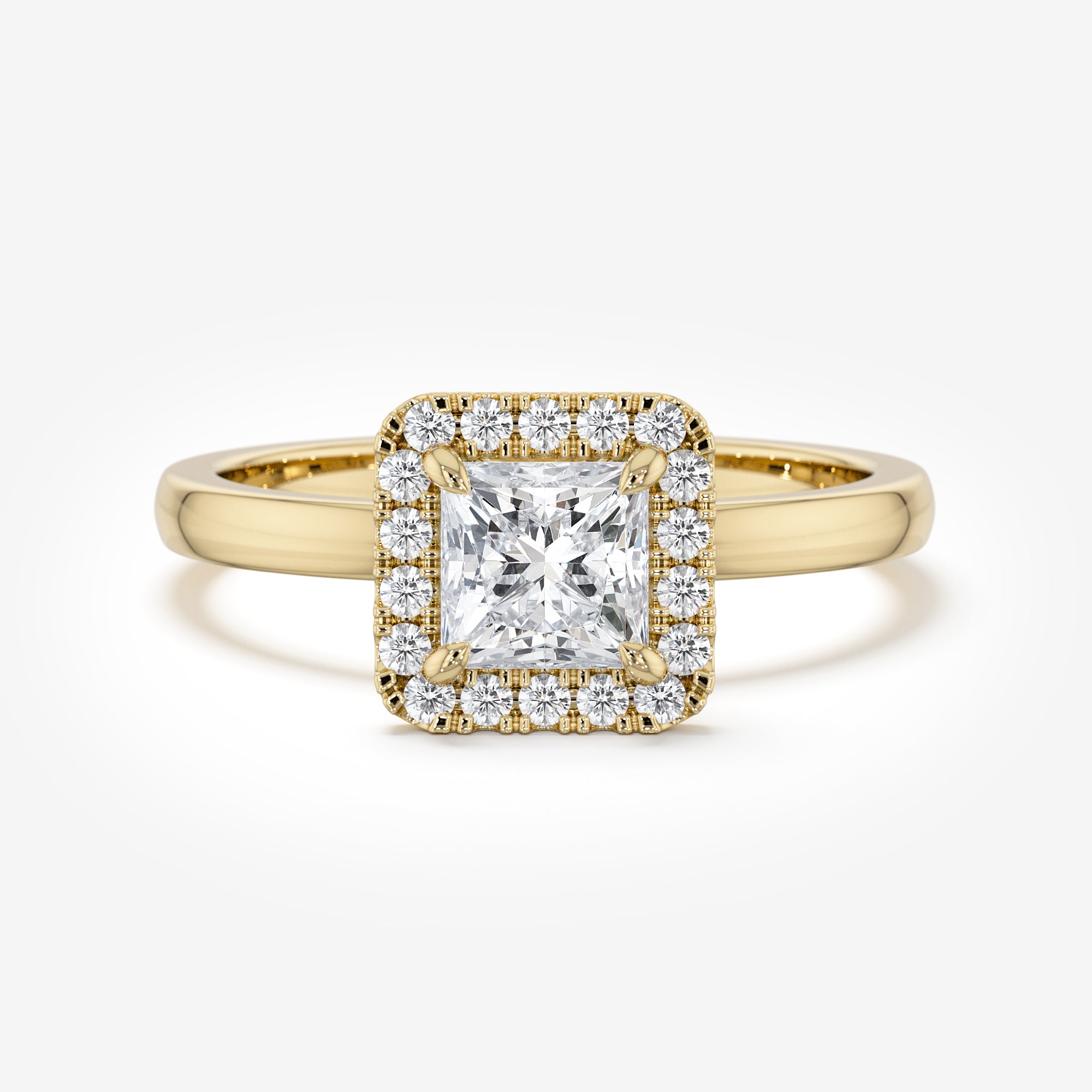 Halo Engagement Ring