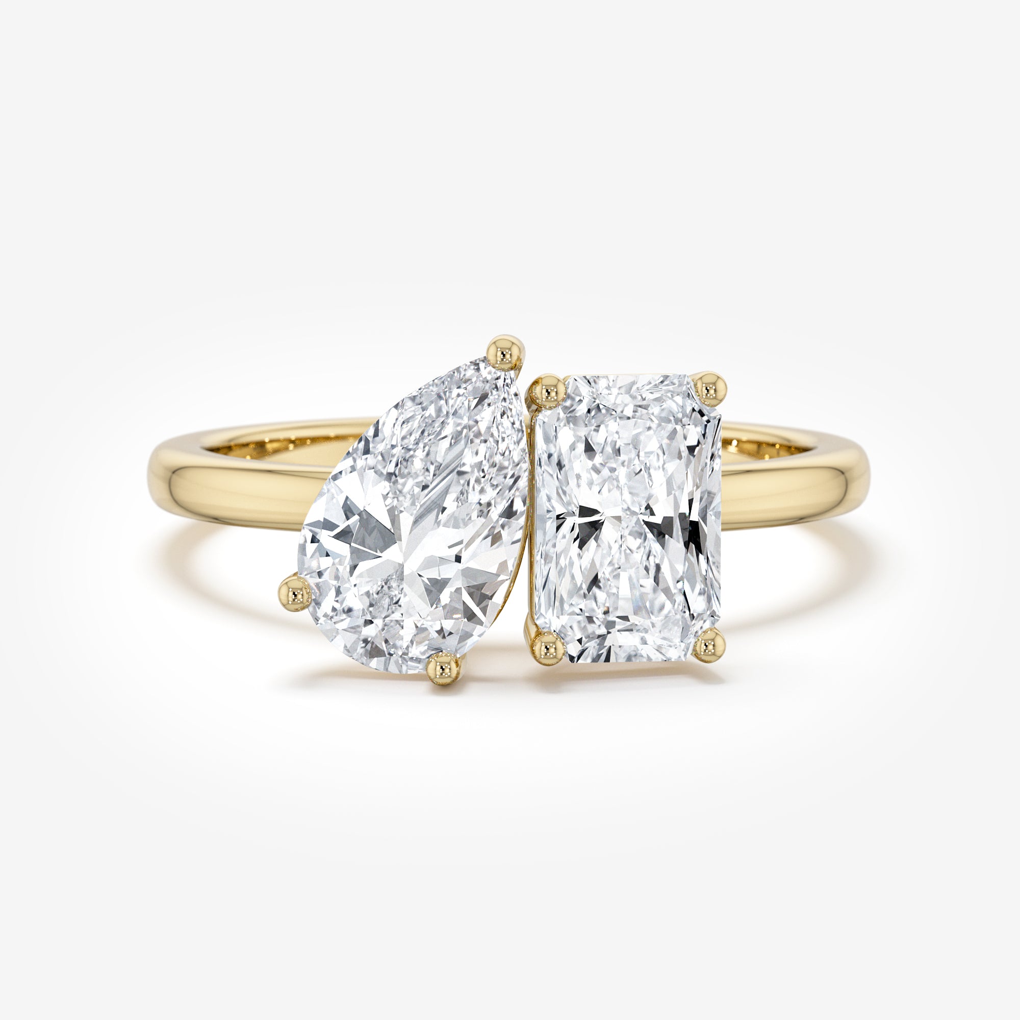 Toi et Moi Engagement Ring