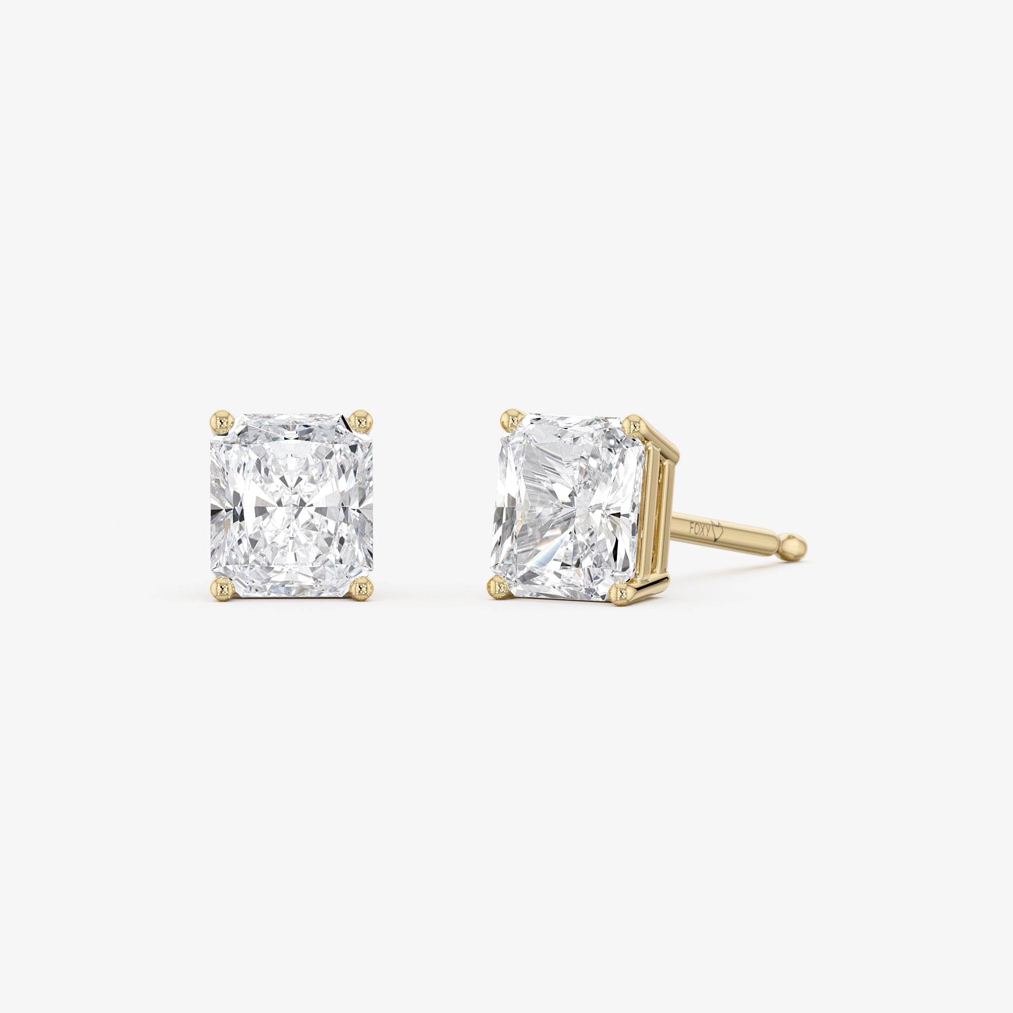 Shown in 1 ct each earring
