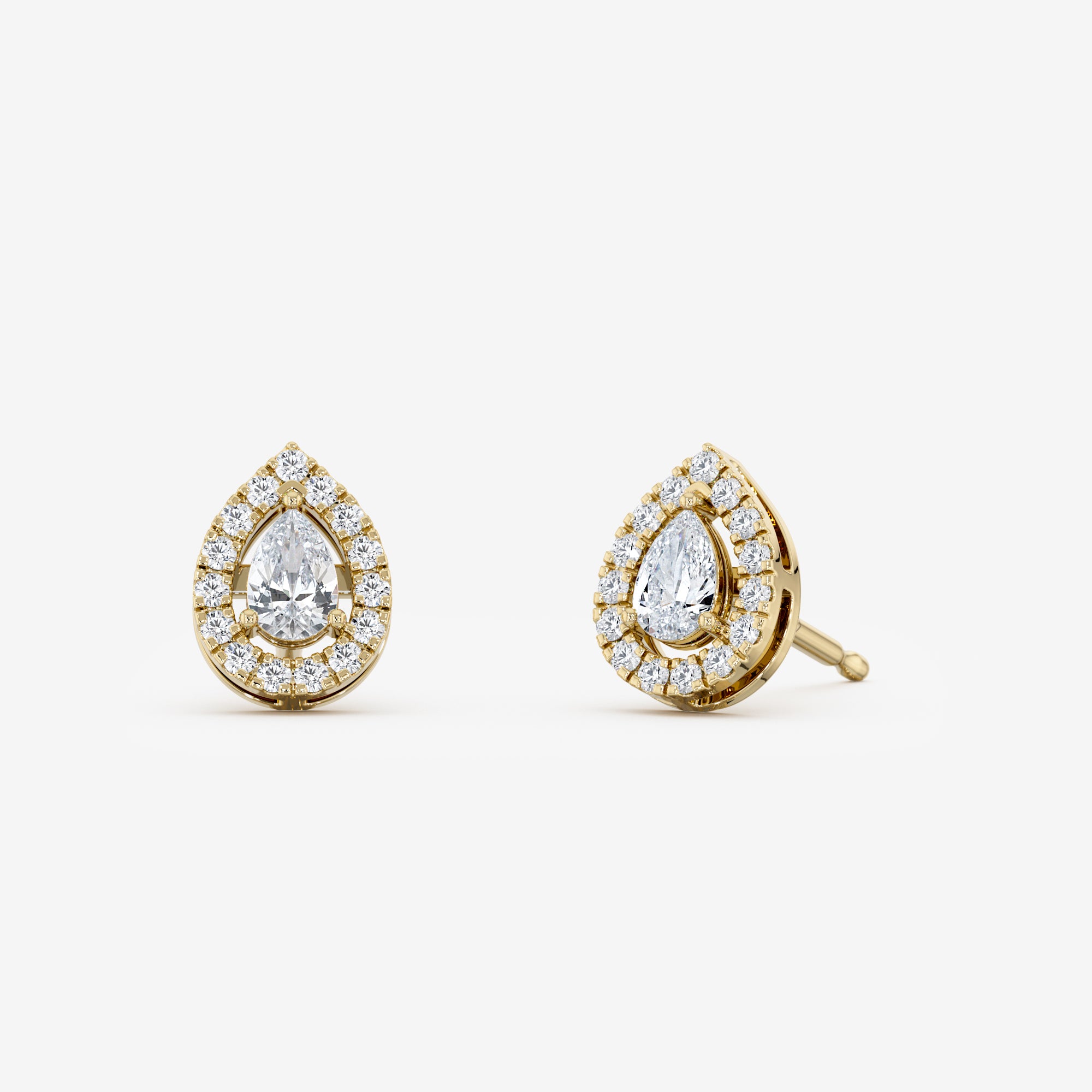 Halo Stud Earrings