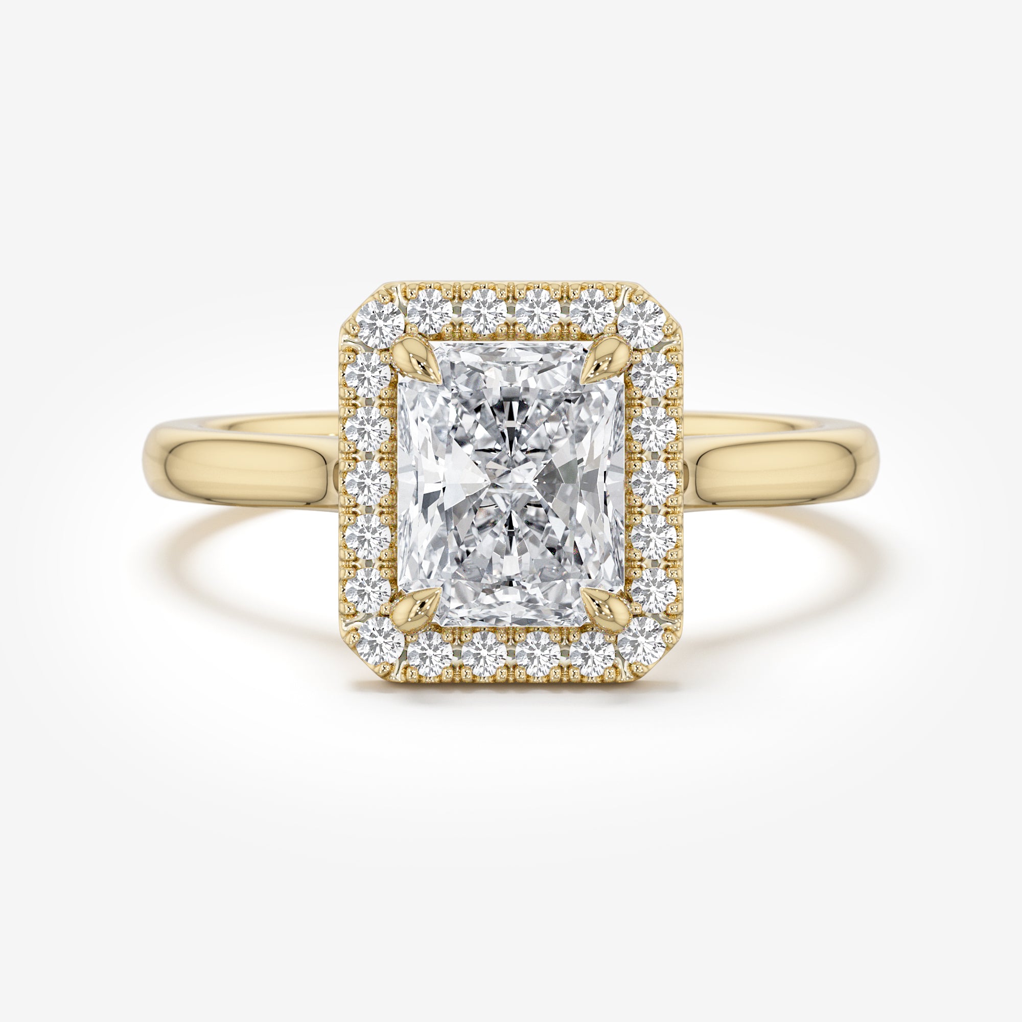 Halo Engagement Ring