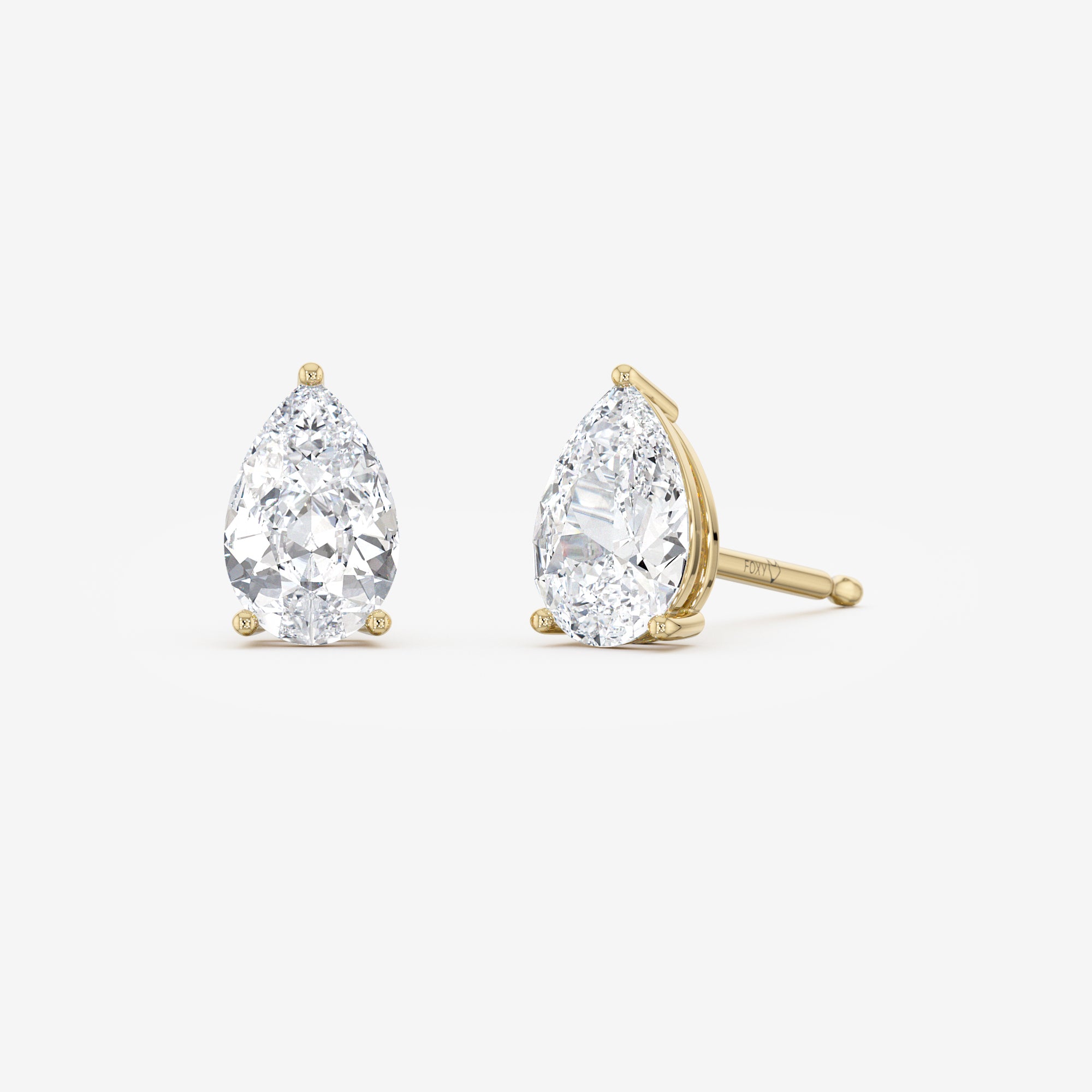 Shown in 1 ct each earring