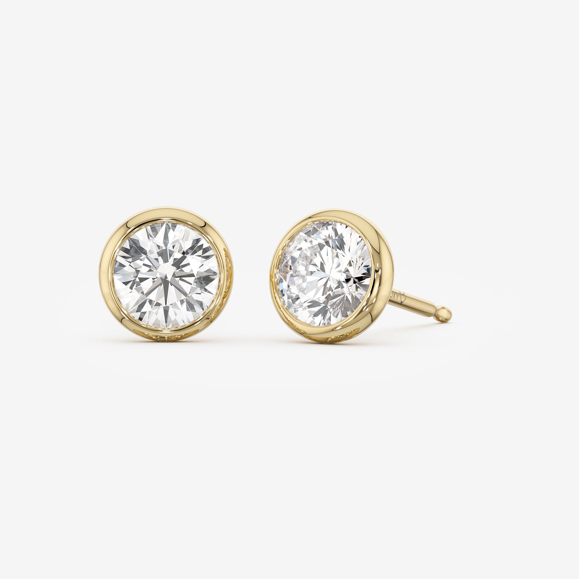 Shown in 1 ct each earring