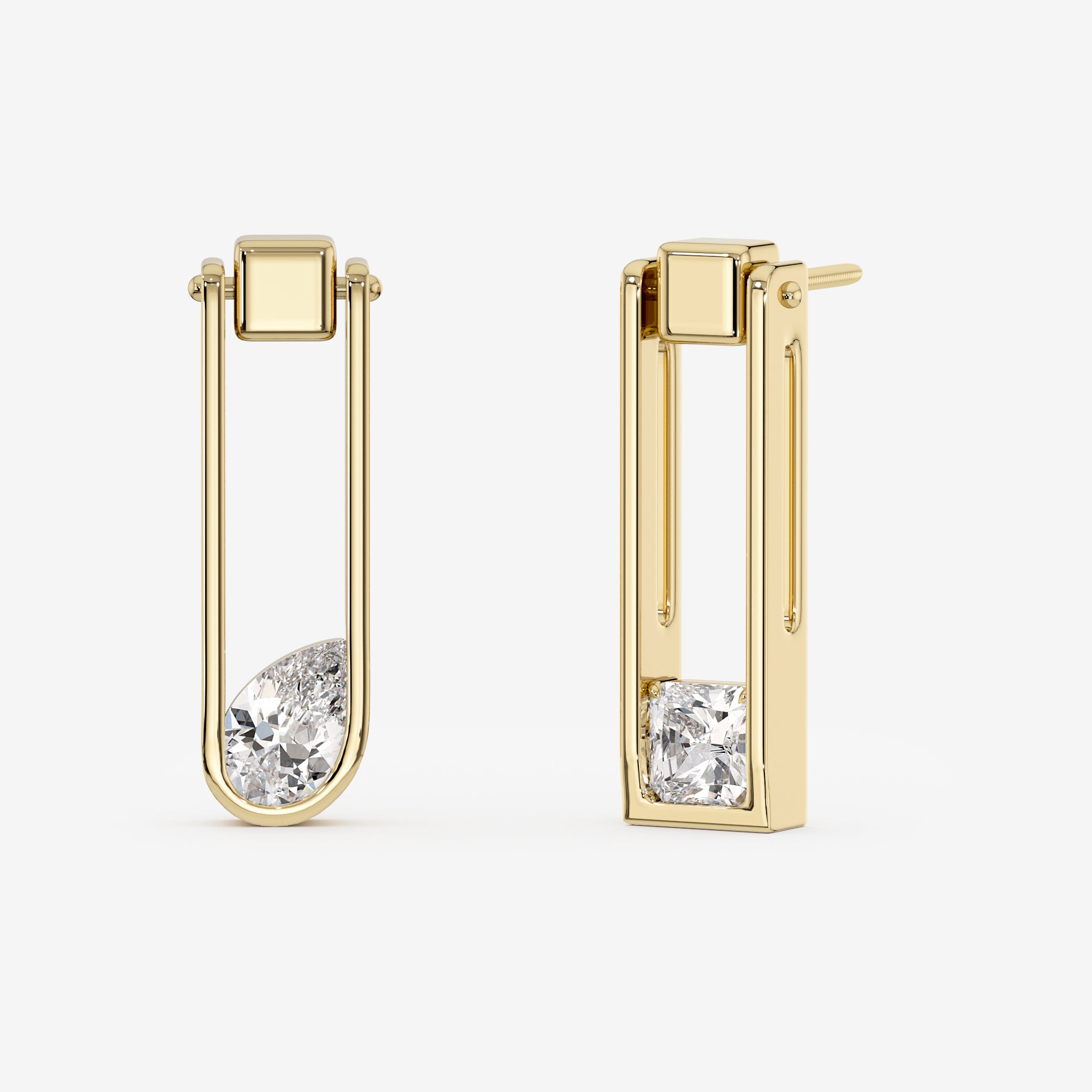 Drop Earrings (2 Сt. T.W.)