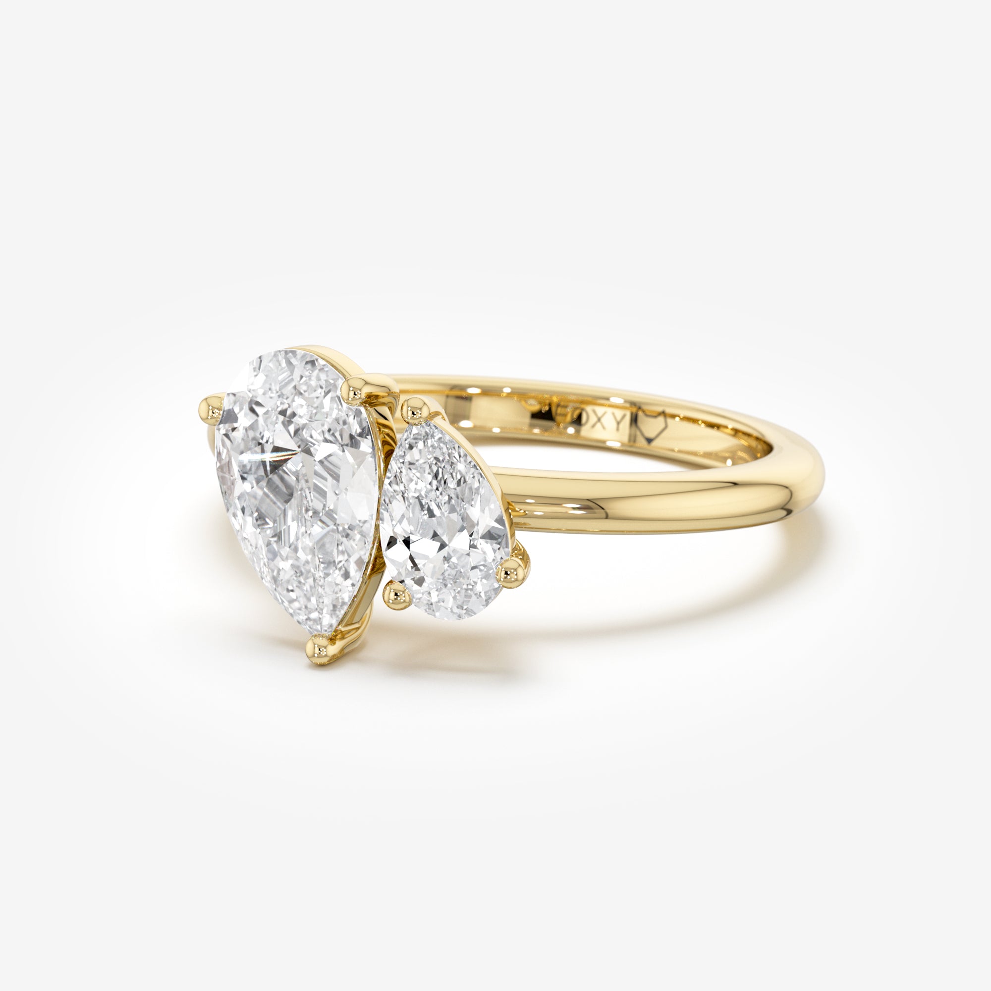 Toi et Moi Engagement Ring