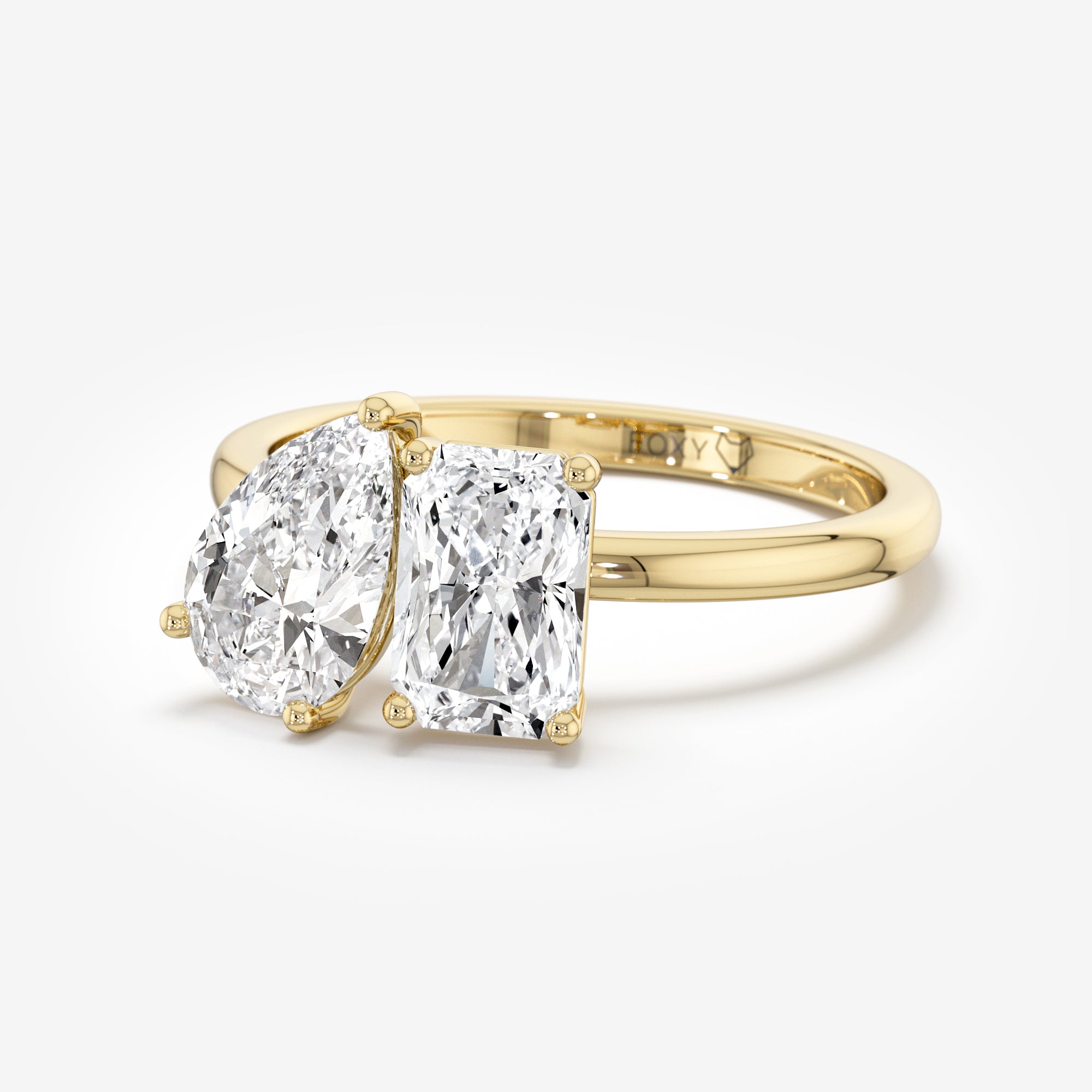 Toi et Moi Engagement Ring