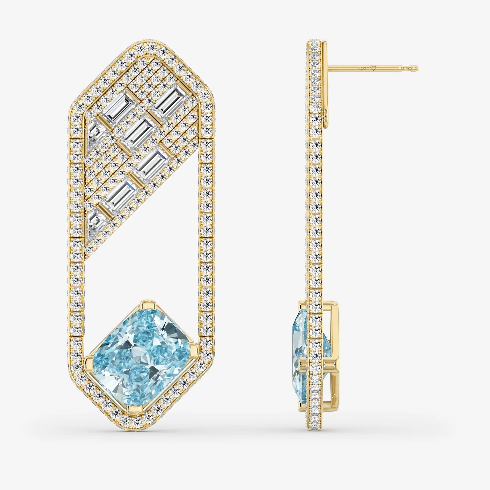 Ice Has Edges Drop Earrings (23 Сt. T.W.)